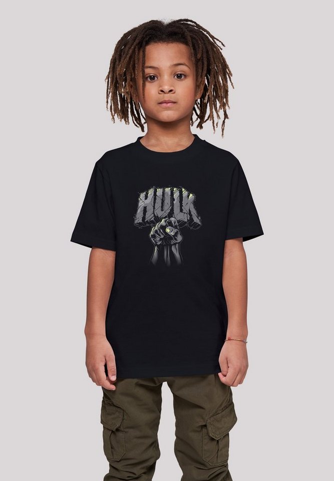 F4NT4STIC T-Shirt T-Shirt 'Marvel Hulk Punch Logo' Unisex Kinder,Premium  Merch,Jungen,Mädchen,Logo Print