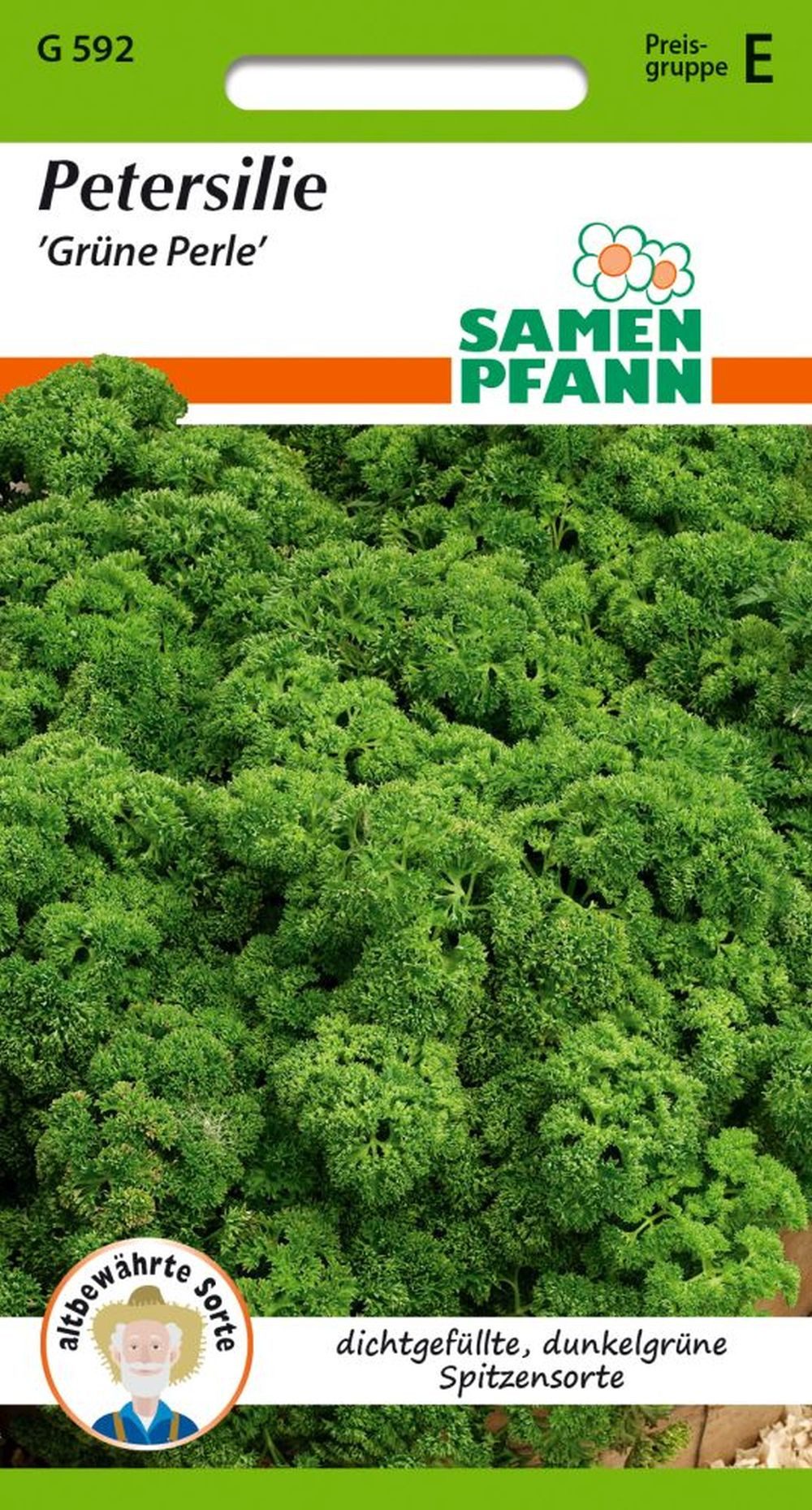 SAMEN PFANN Kräutersamen Petersilie, Grüne Perle - Gewürz Petersilien-Samen Saatgut Samen, Petroselinum crispum