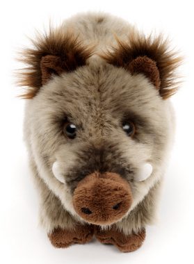 Uni-Toys Kuscheltier Wildschwein, stehend - 25 cm (Länge) - Plüsch, Plüschtier, zu 100 % recyceltes Füllmaterial