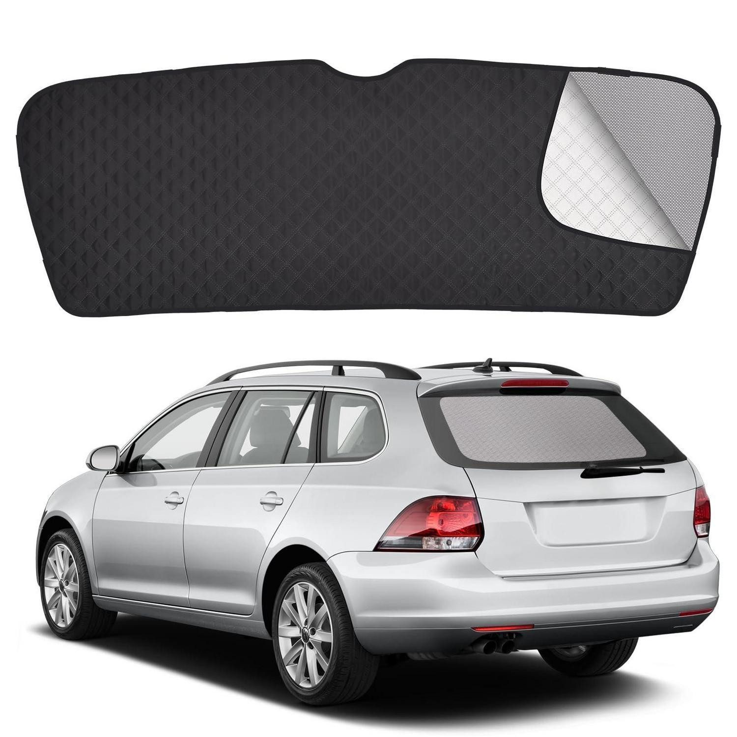 LuxusKollektion Autosonnenschutz Sonnenblende Heckscheibe faltbar Für VW Golf 7 Variant 2013-2020