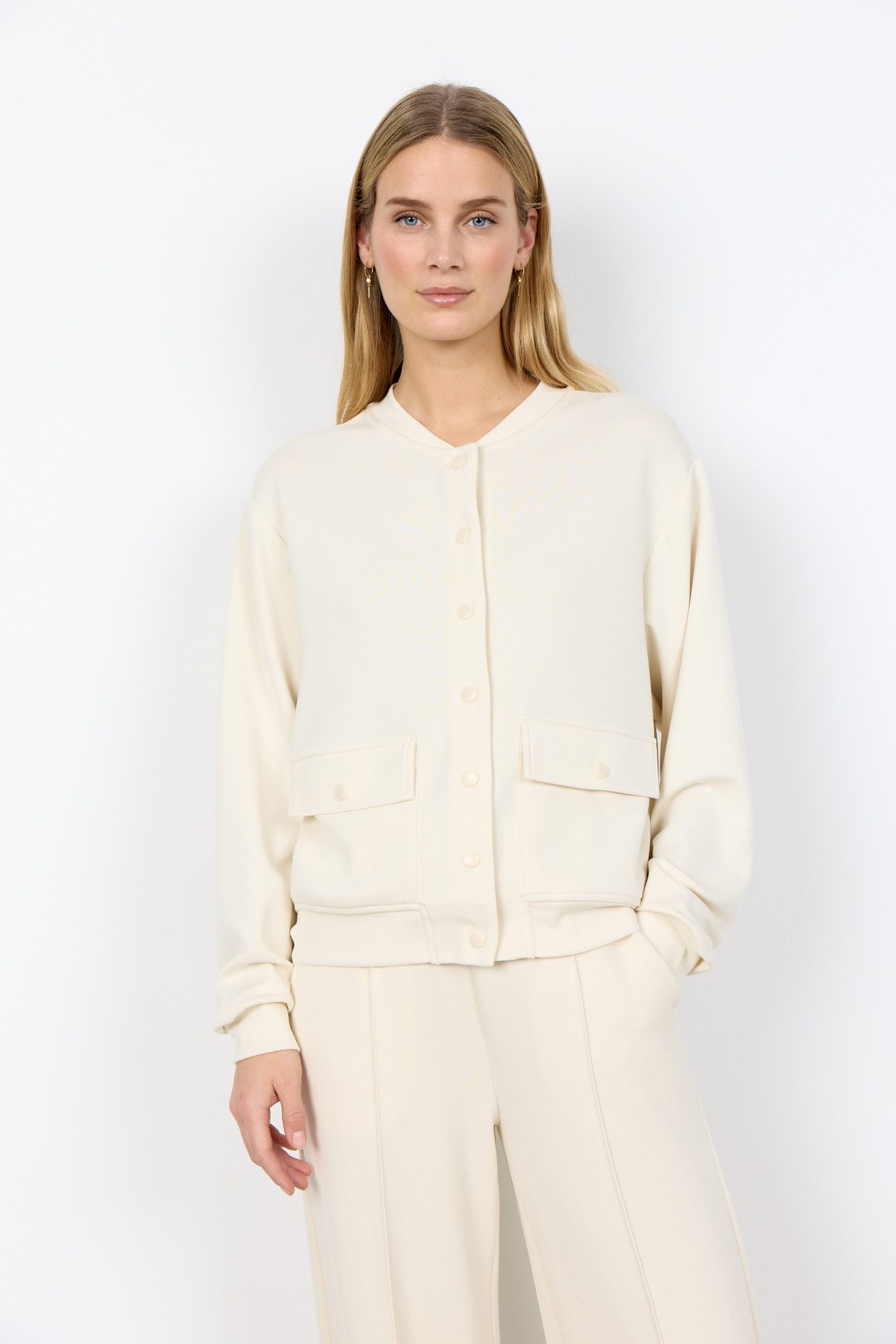 soyaconcept Kurzjacke SC-BANU 283 aus Viskosemischung mit Modal, Polyester und Elasthan, Regular Fit
