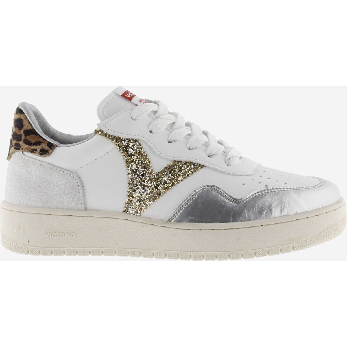 Victoria Madrid Metalizado & Animal Print Women Outdoorschuh Stilvolle Damenschuhe mit Glitter, Animal-Print und atmungsaktiver