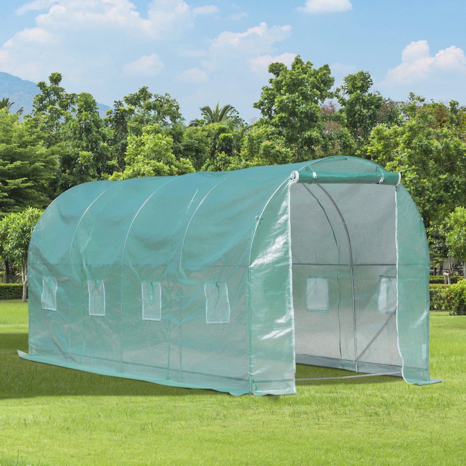 Outsunny Foliengewächshaus Foliengewäc...