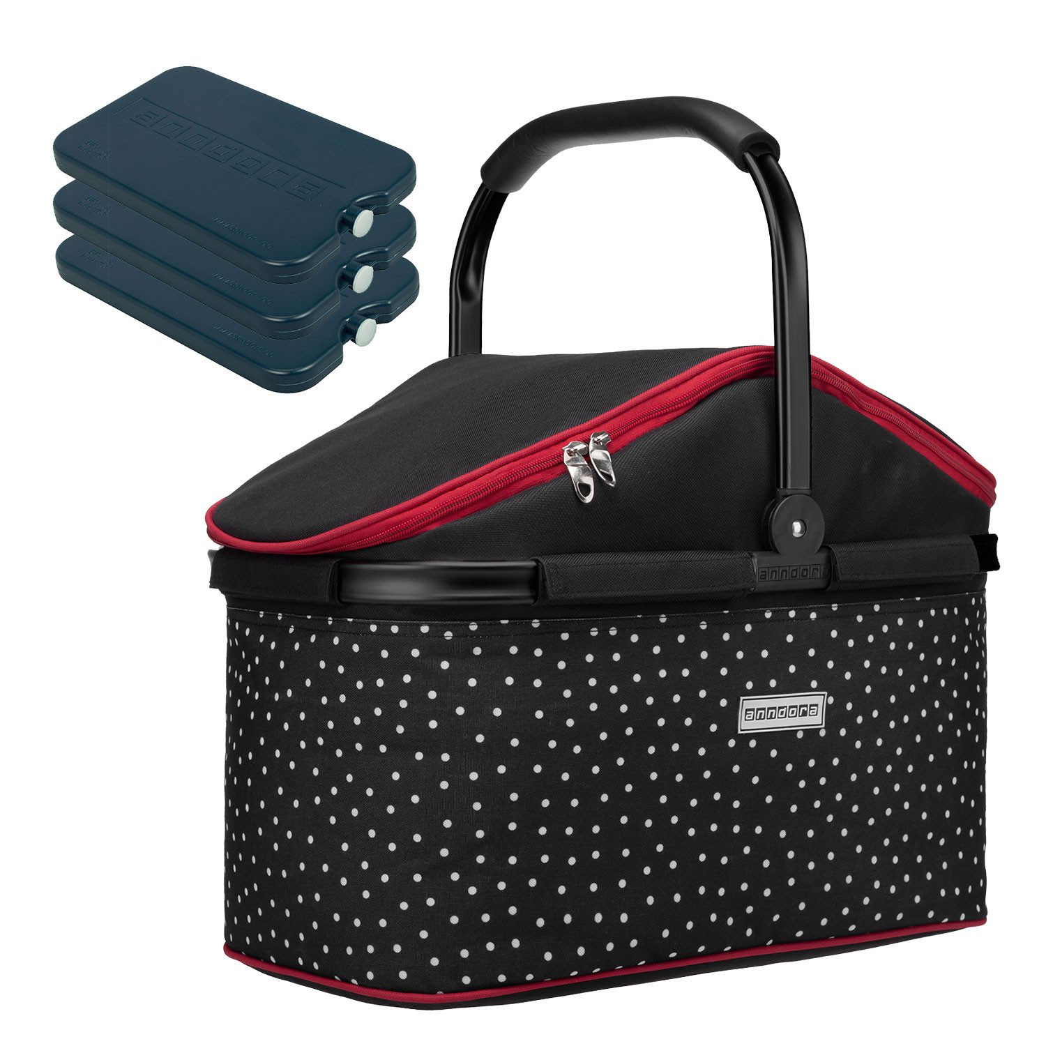 anndora Einkaufskorb thermo Shopper Kühlkorb mit Kühlakkus, 25 l, isolierte günstig online kaufen