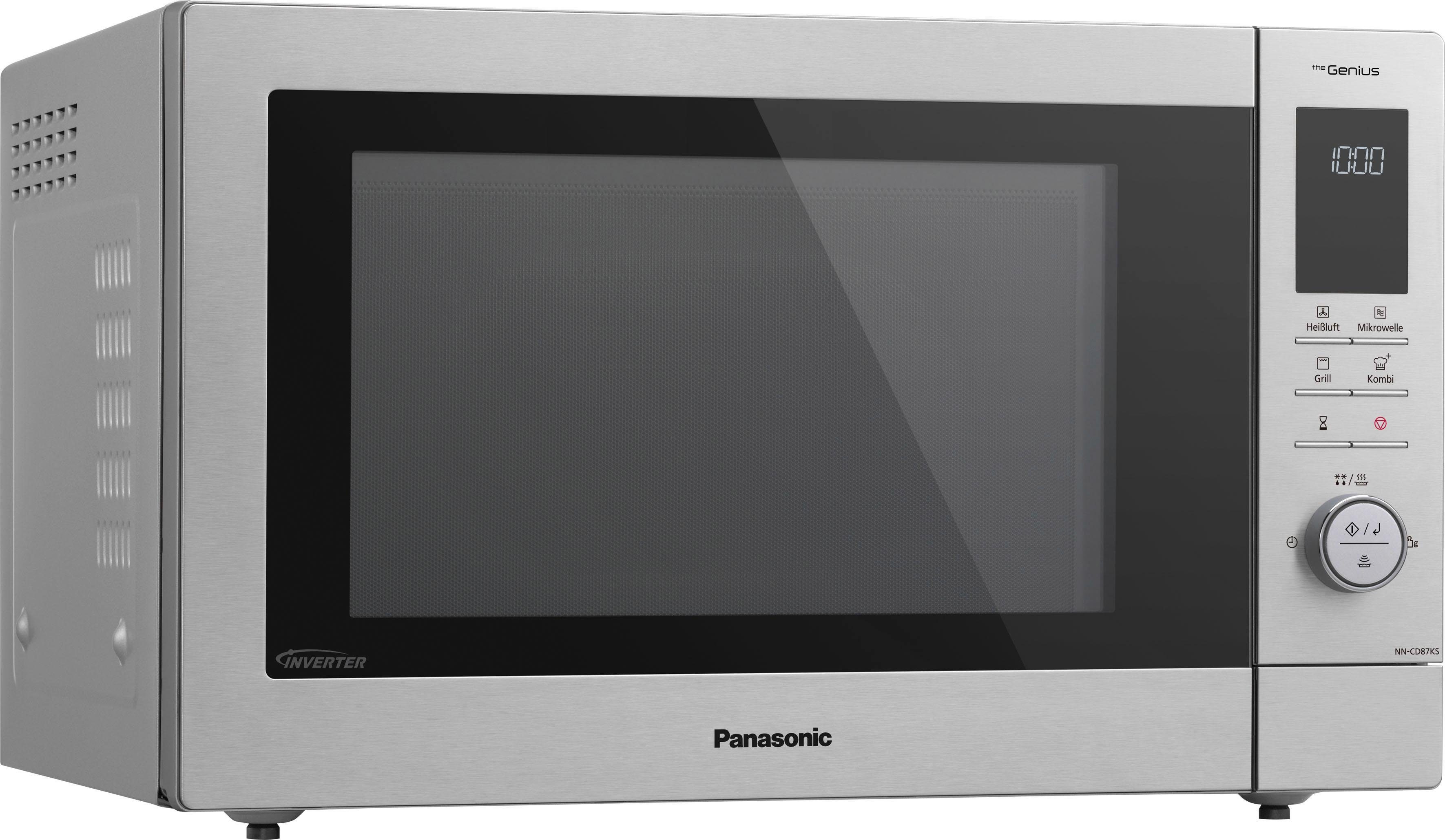 Panasonic Mikrowelle NN-CD87KSGTG, Grill und 34 l Heißluft