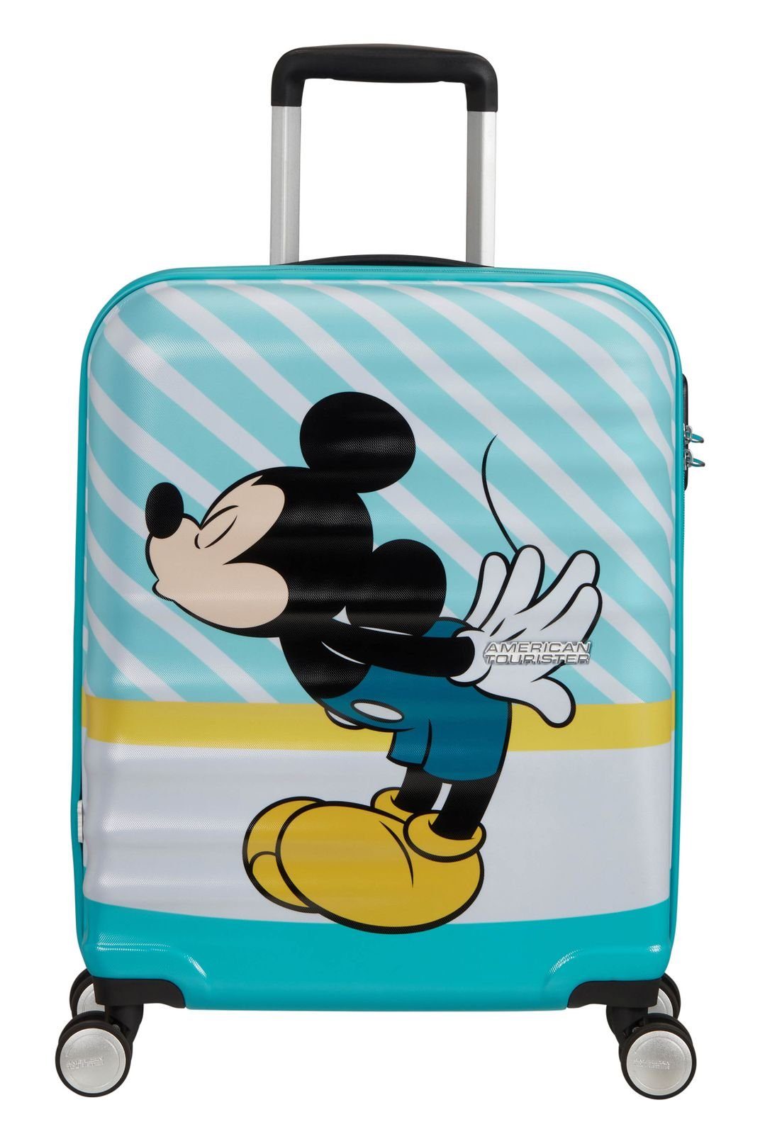 American Tourister® Hartschalen-Trolley Wavebreaker Disney, 4 Rollen Mickey Blue Kiss