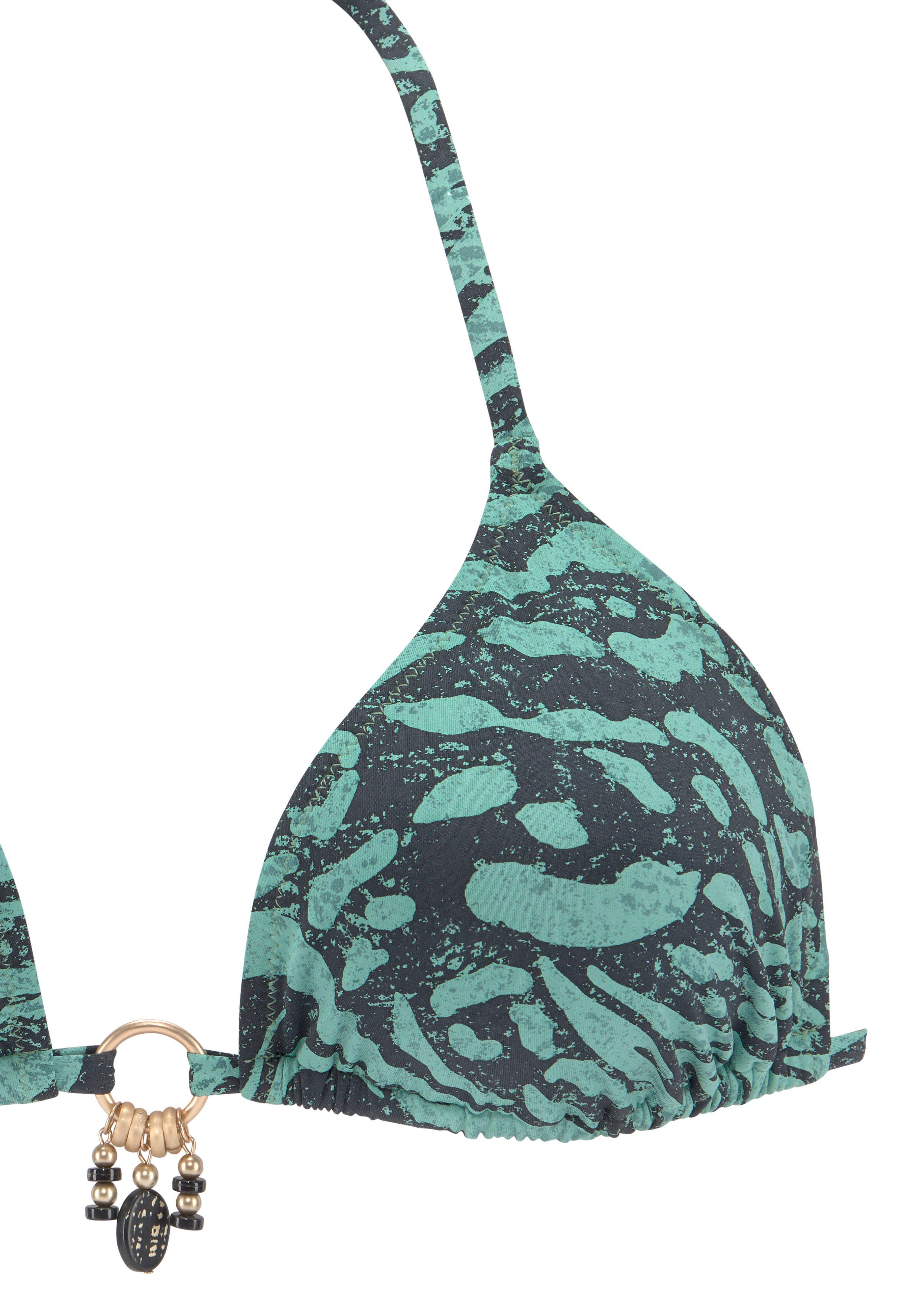 Bruno Banani Triangel-Bikini in trendigem Animalprint