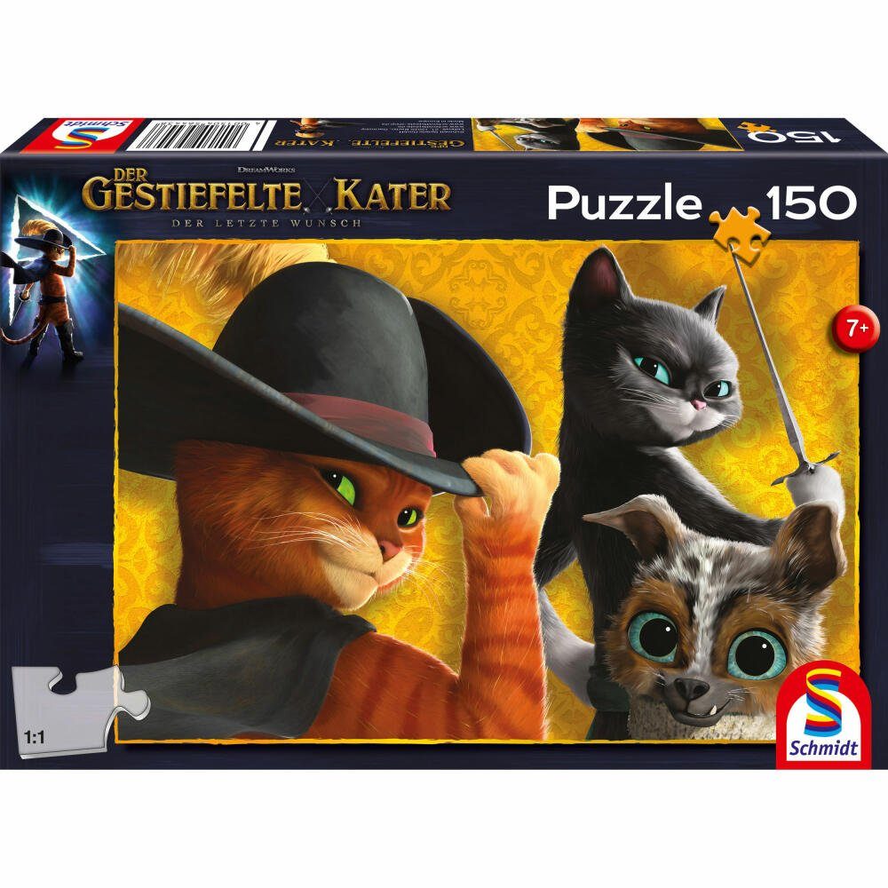 Schmidt Spiele Puzzle Der Gestiefelte Kater und seine Freunde, 150 Puzzleteile | Puzzle