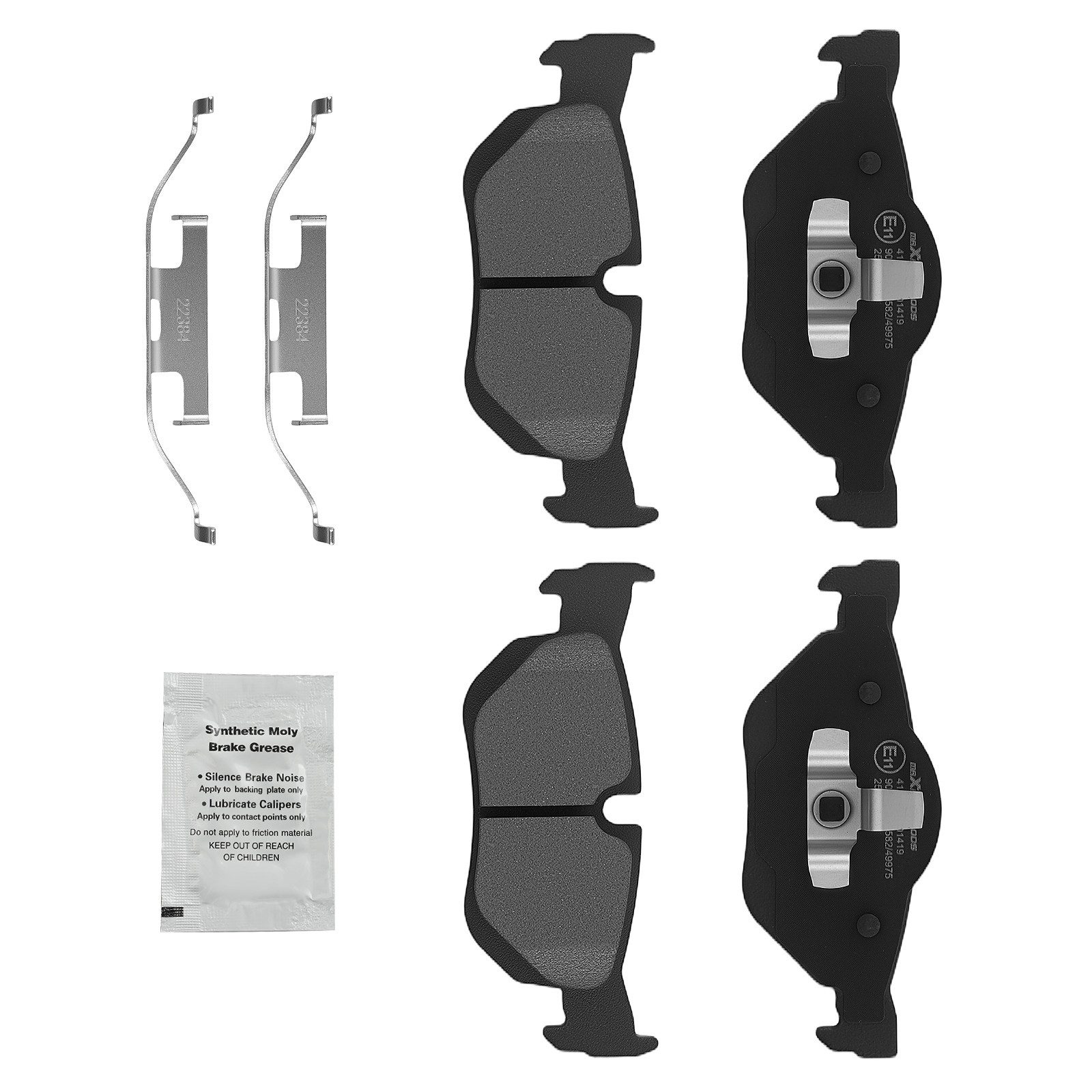 maXpeedingrods Bremsbelag, Bremsbeläge Hinten For BMW X1 E84 16d 18d 20d 23d sDrive xDrive 1 E81
