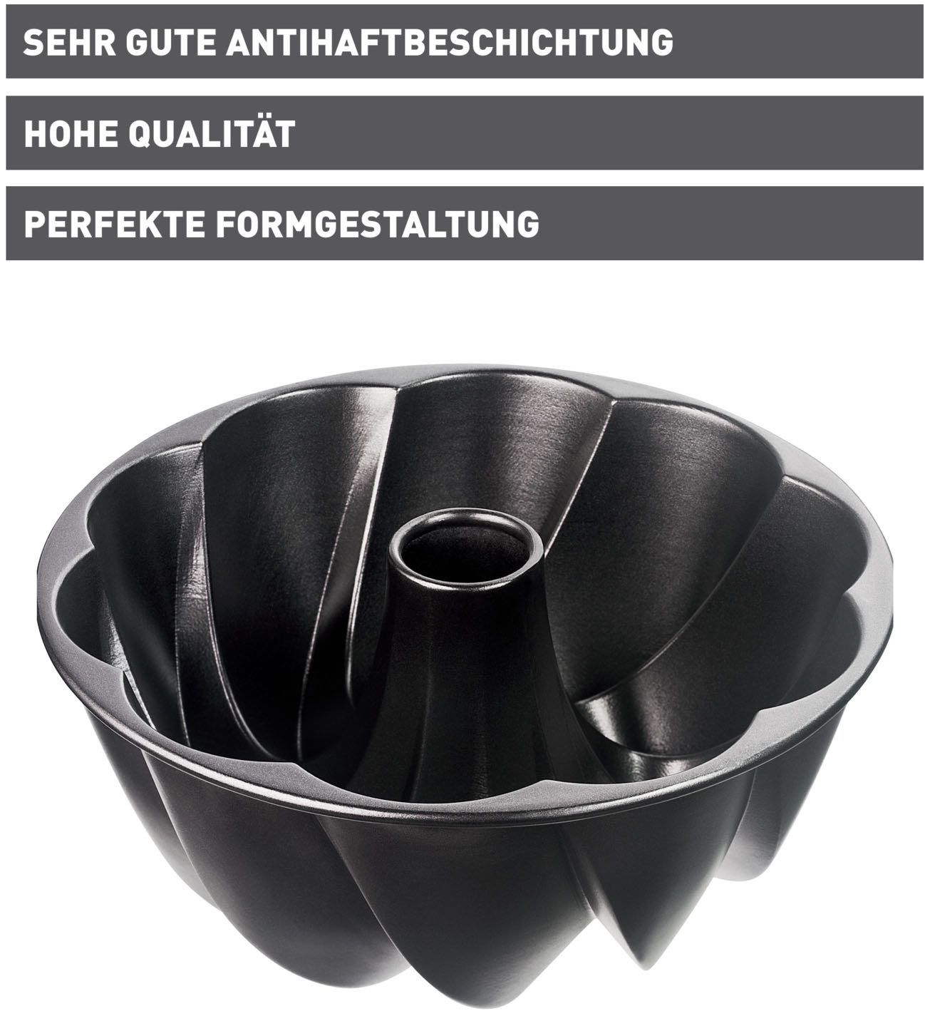 Kaiser Backformen Backform Inspiration, Mit geschwungener Oberflächenstruktur