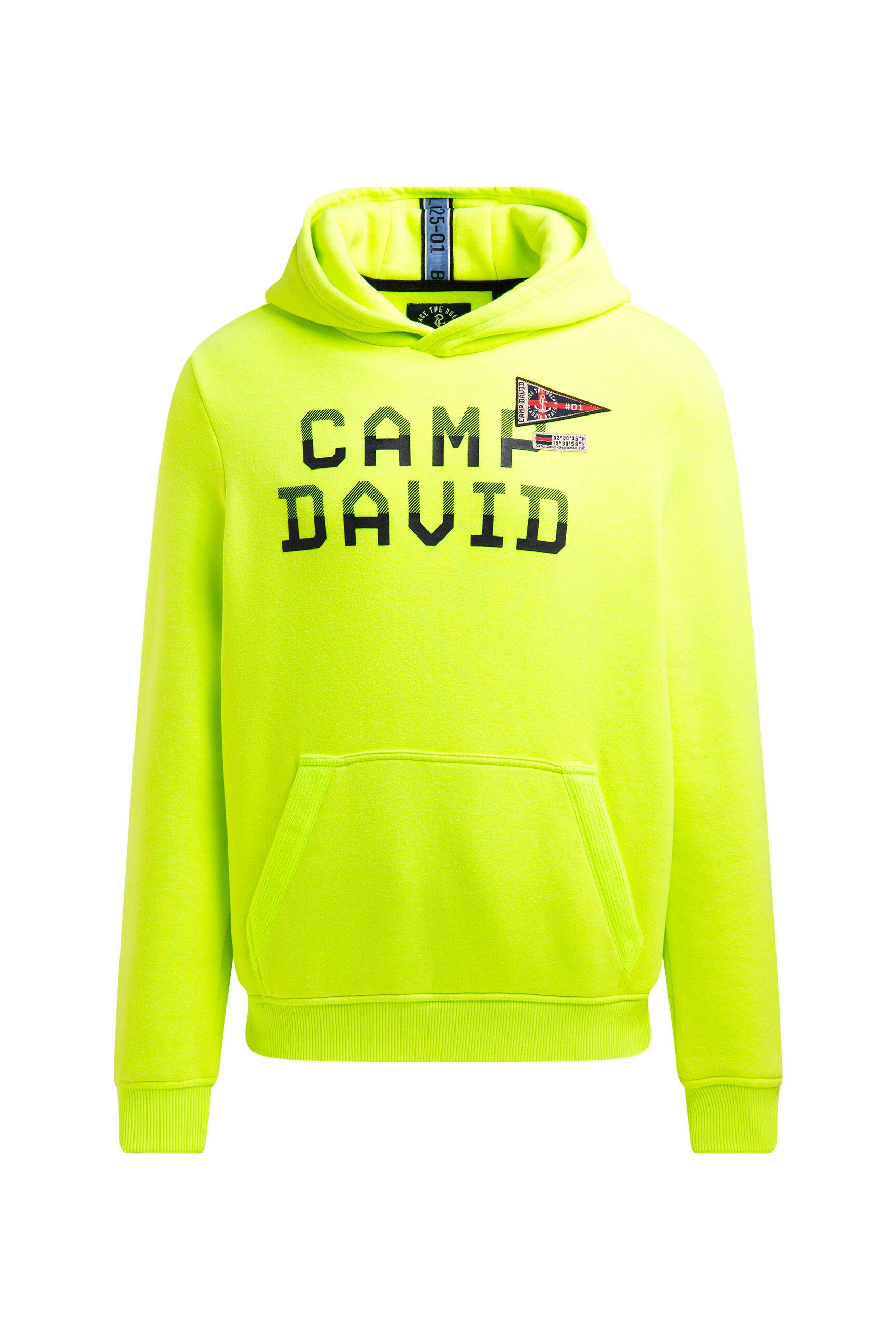 CAMP DAVID Kapuzensweatshirt mit Rippbündchen günstig online kaufen