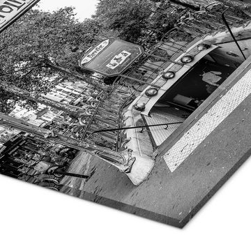 Posterlounge Acrylglasbild Editors Choice, Metrostation Blanche in Paris, Wohnzimmer Fotografie