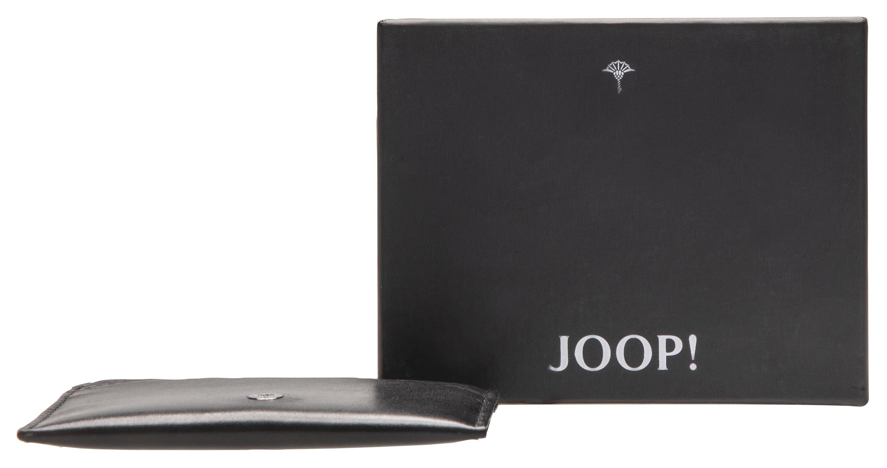 Joop! cardholder h8, peteus Detail schwarz mit cardona Kartenetui silberfarbenem