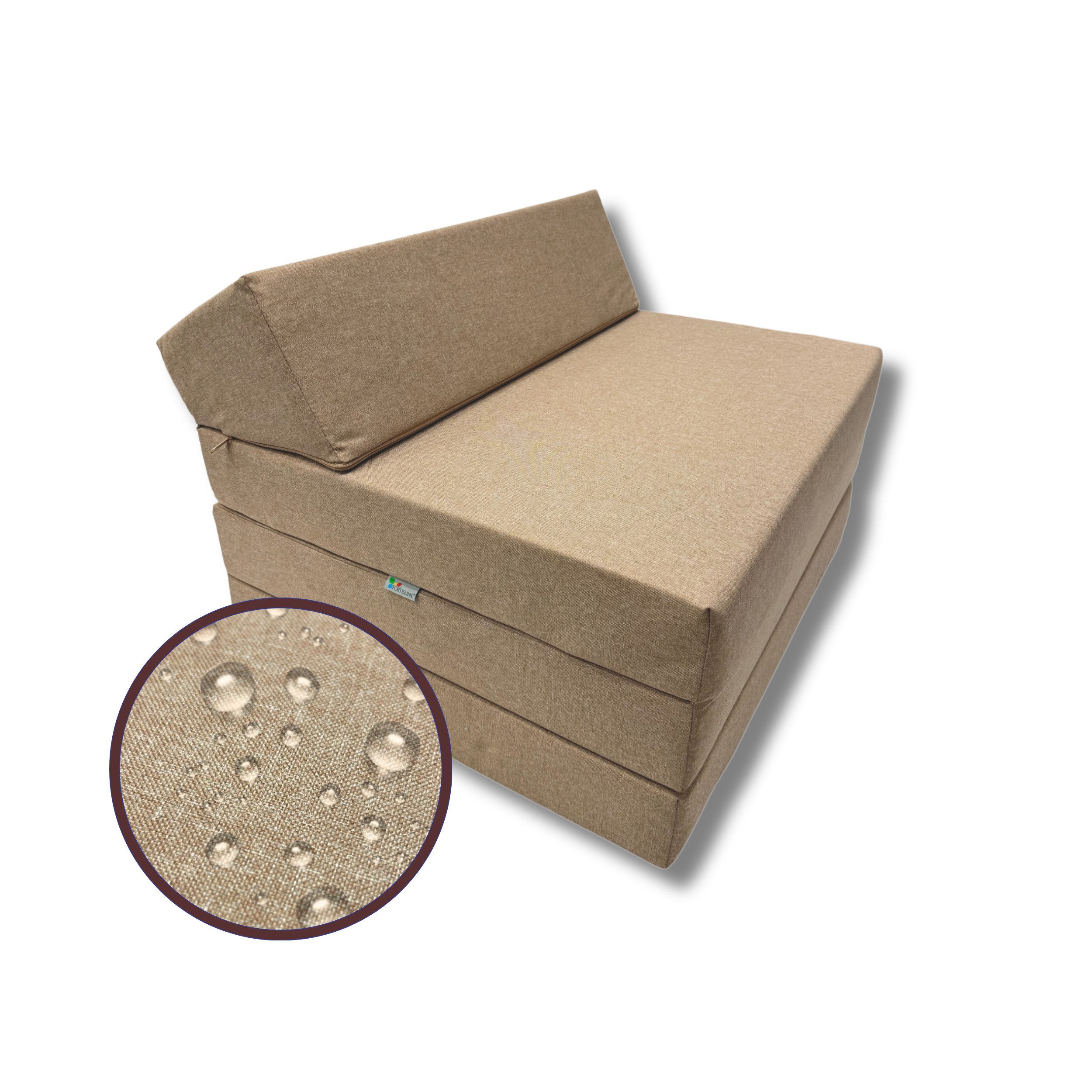 Klappmatratze Klappmatratze mit wasserfestem Bezug Komfort & Vielseitigkeit 6 Farben, FORTISLINE