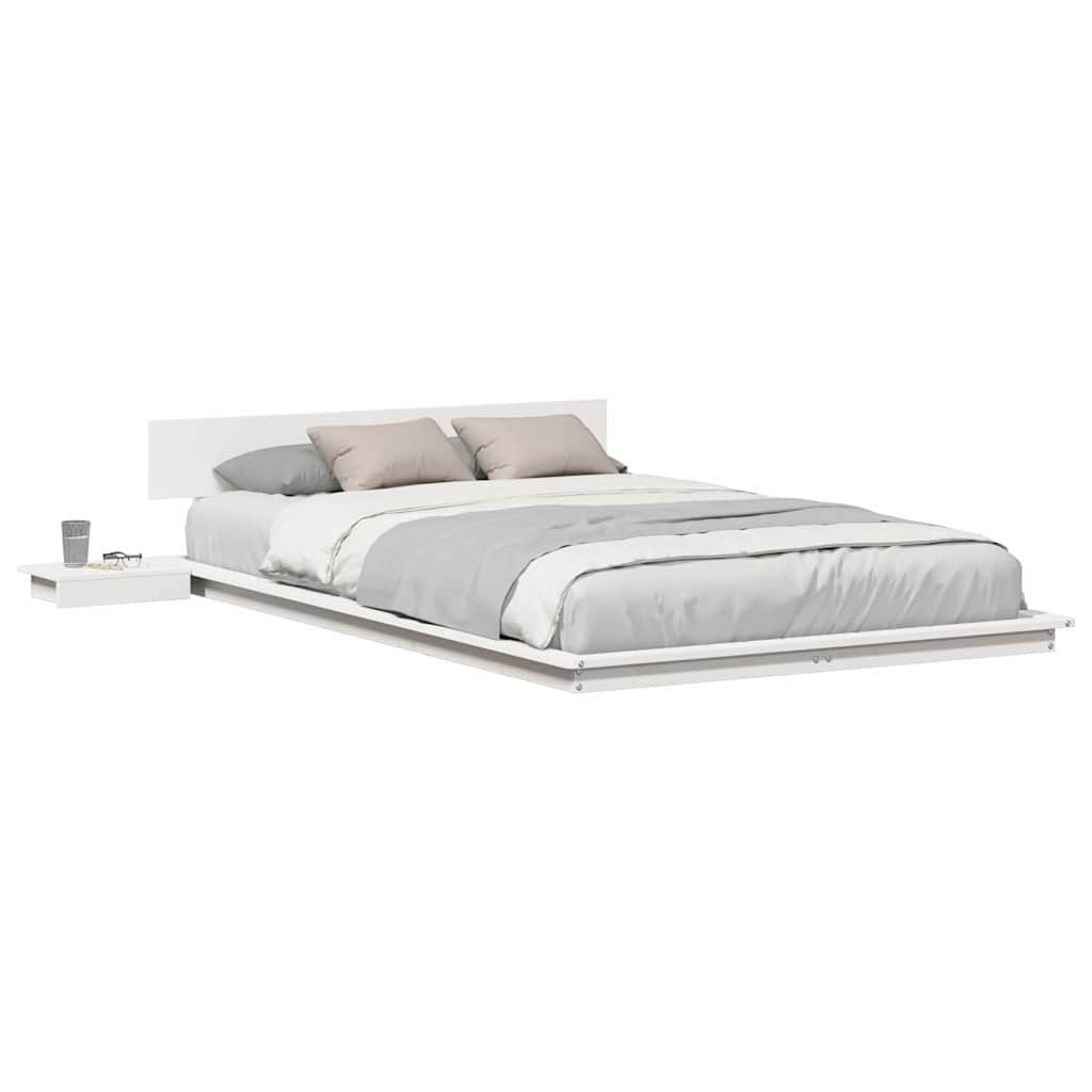 vidaXL Bett Bettgestell Weiß 120 x günstig online kaufen