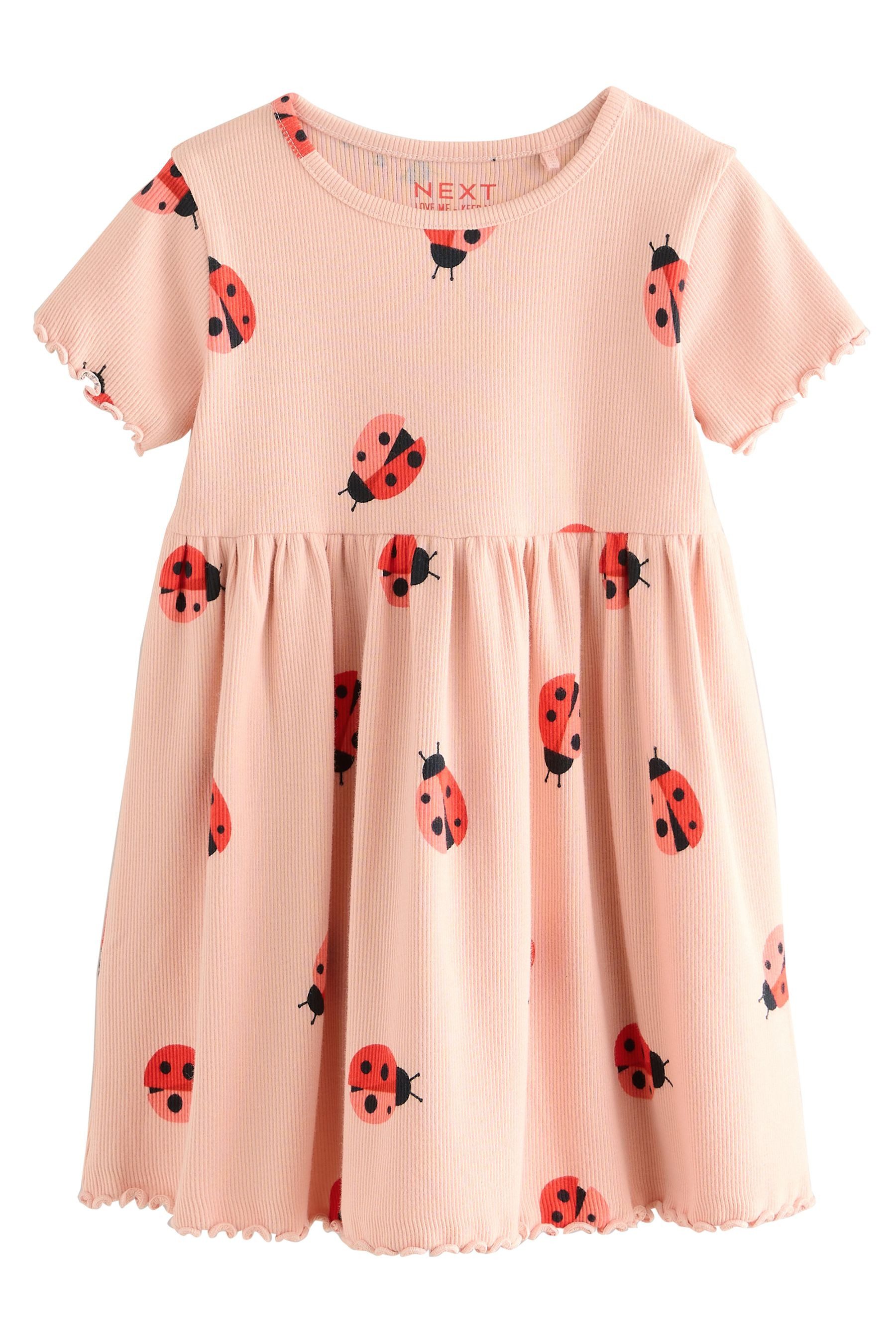 Next Jerseykleid Kurzärmeliges Jersey-Sommerkleid (1-tlg) günstig online kaufen
