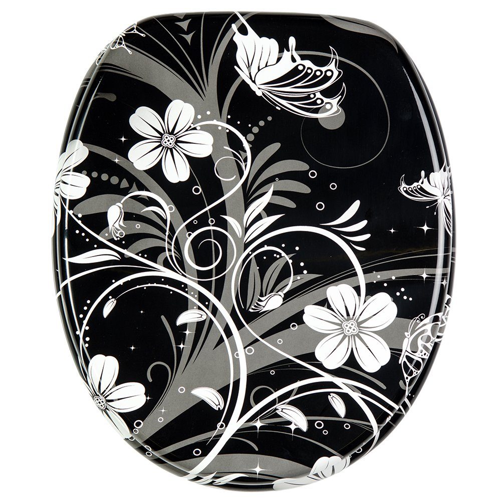 Sanilo WC-Sitz White Flower, universell, leichte Montage, hochwertig & mode günstig online kaufen