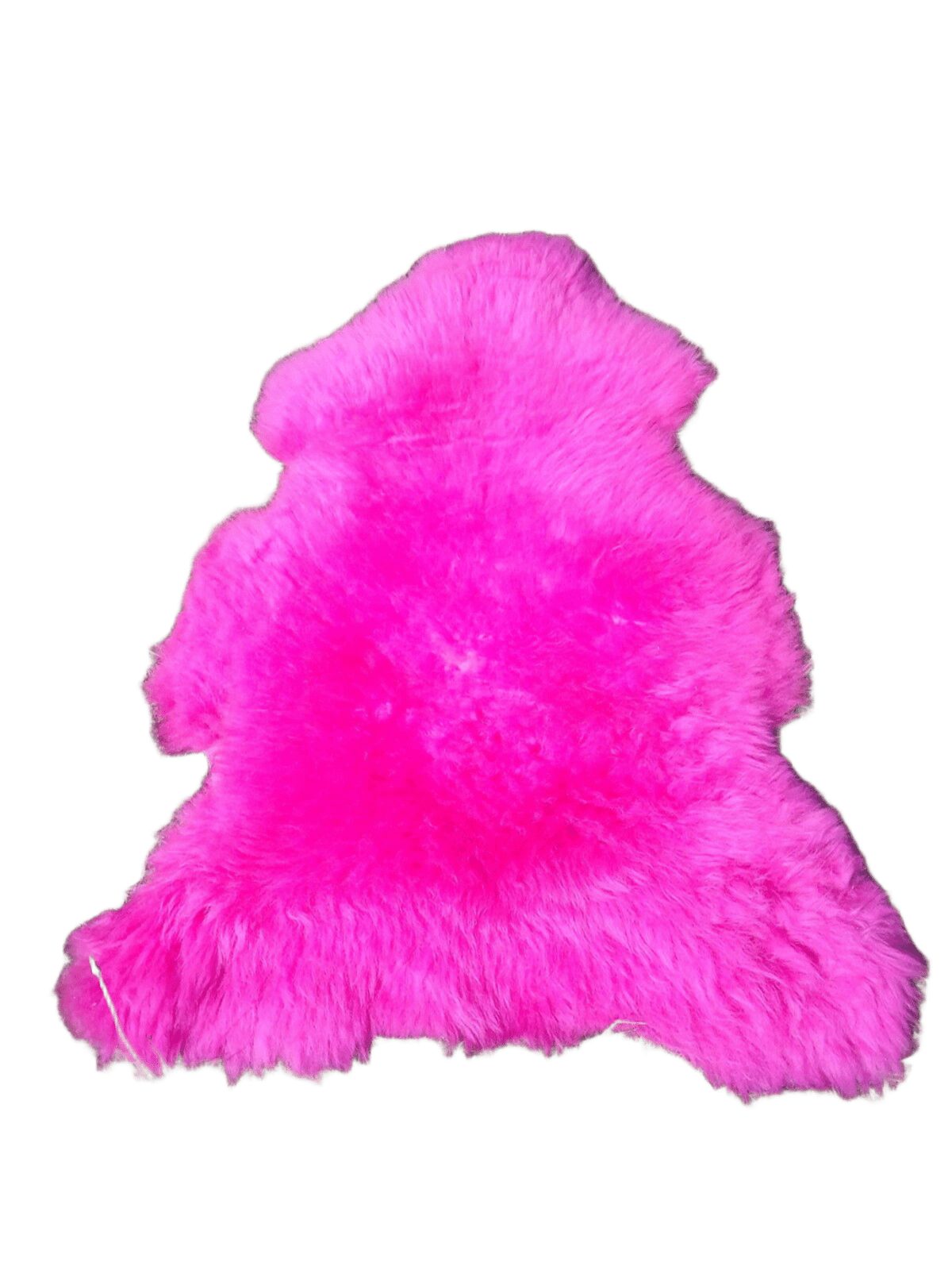 Provellus Fellteppich Öko Schaffell Pink – Echtfell ca. 100–110 cm