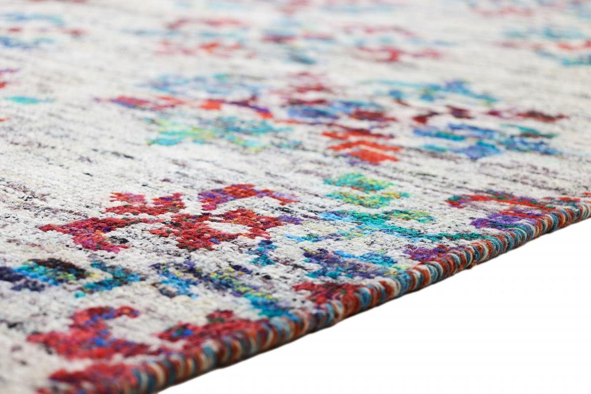 Orientteppich Sari Seide Perserteppich, / Trading, Höhe: rechteckig, 140x200 Nain mm 5 Orientteppich Handgeknüpfter