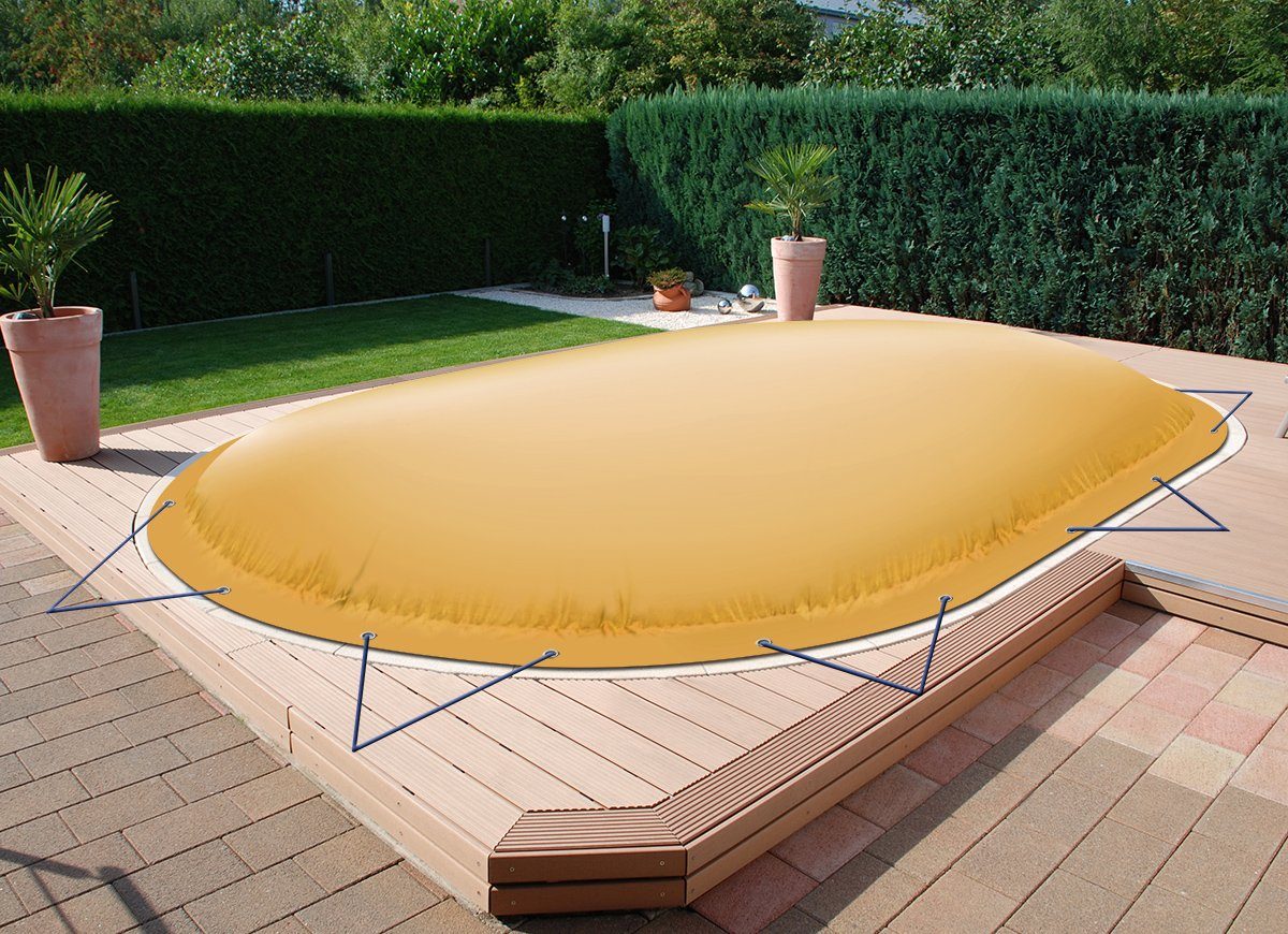 AirDeluxe Pool-Abdeckplane Ovale aufblasbare Poolplanen Schwimmbad günstig online kaufen