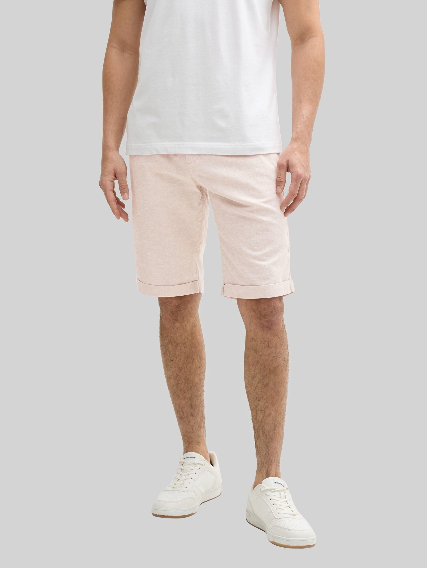 TOM TAILOR Bermudas Hosen & Chino Regular Shorts mit Leinenanteil
