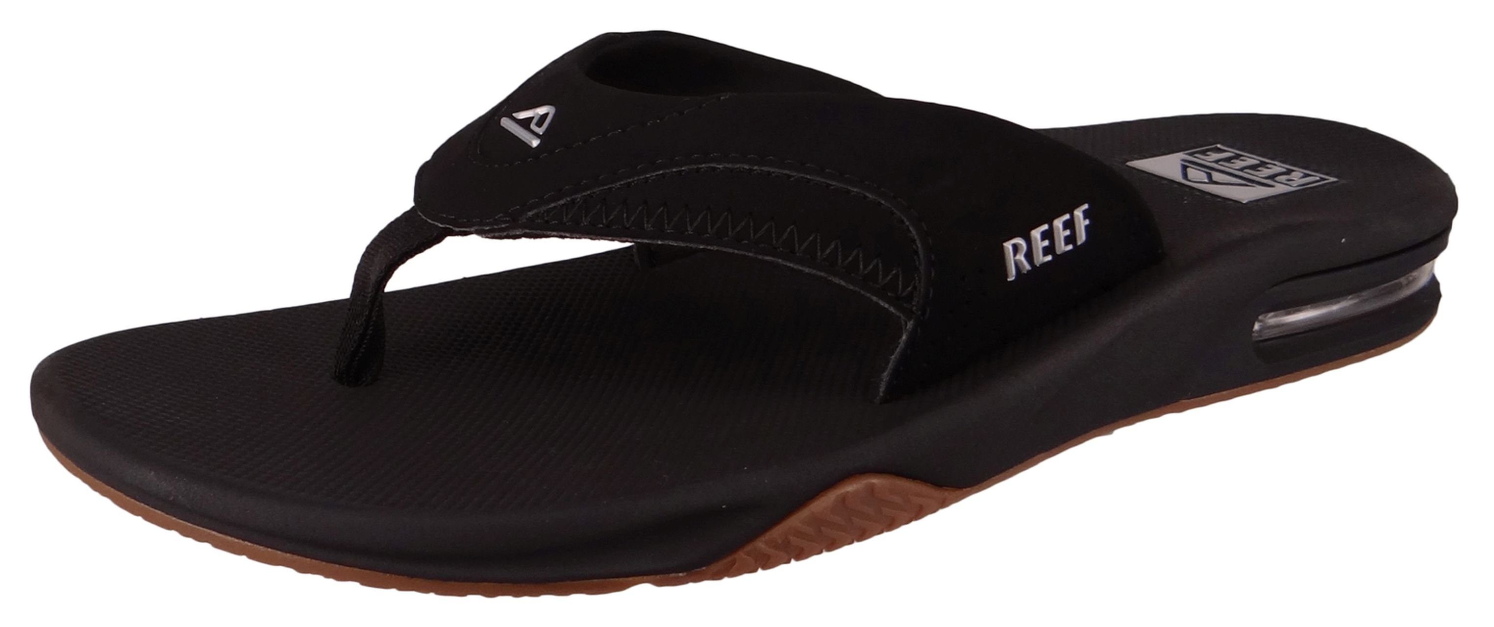 Reef RF002026BLS Fanning Zehentrenner Black/Silver Sandale
