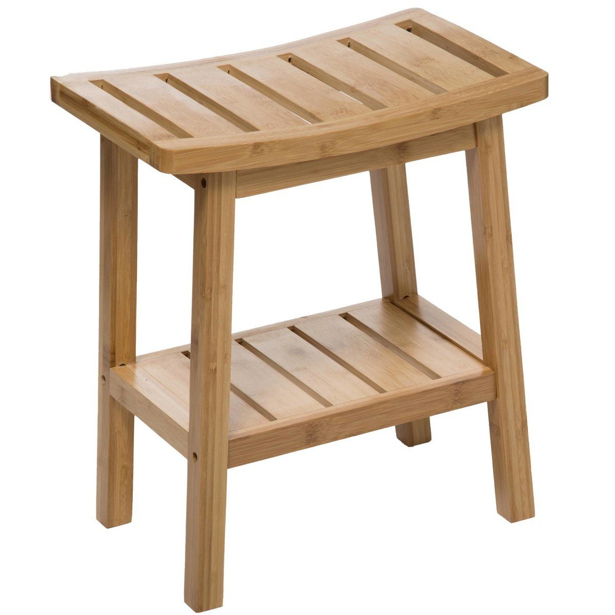 5five Simply Smart Dusch- und Badhocker Badhocker BAMBOO mit Ablage