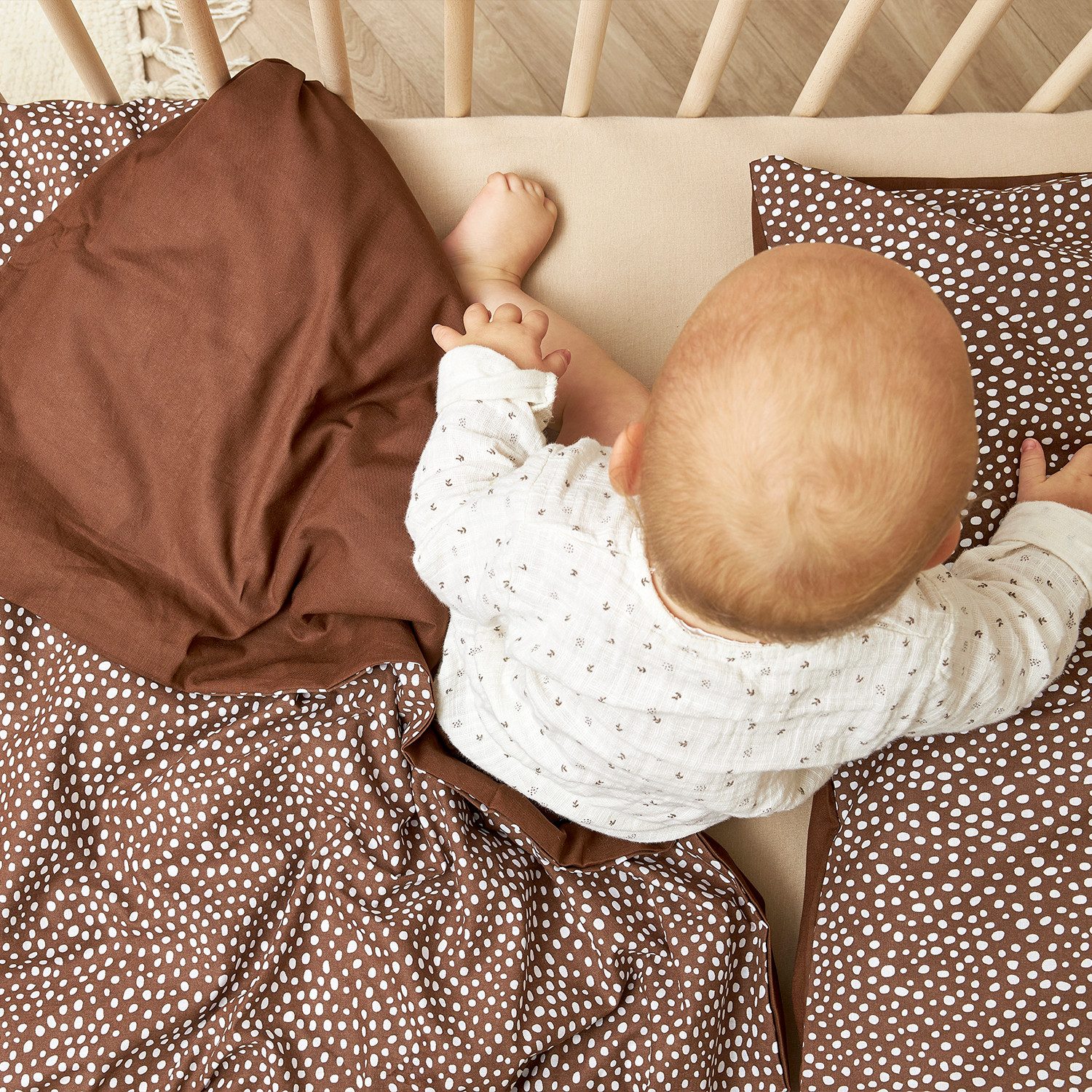 Meyco Baby Babybettwäsche 107 Cheetah Chocolate, günstig online kaufen