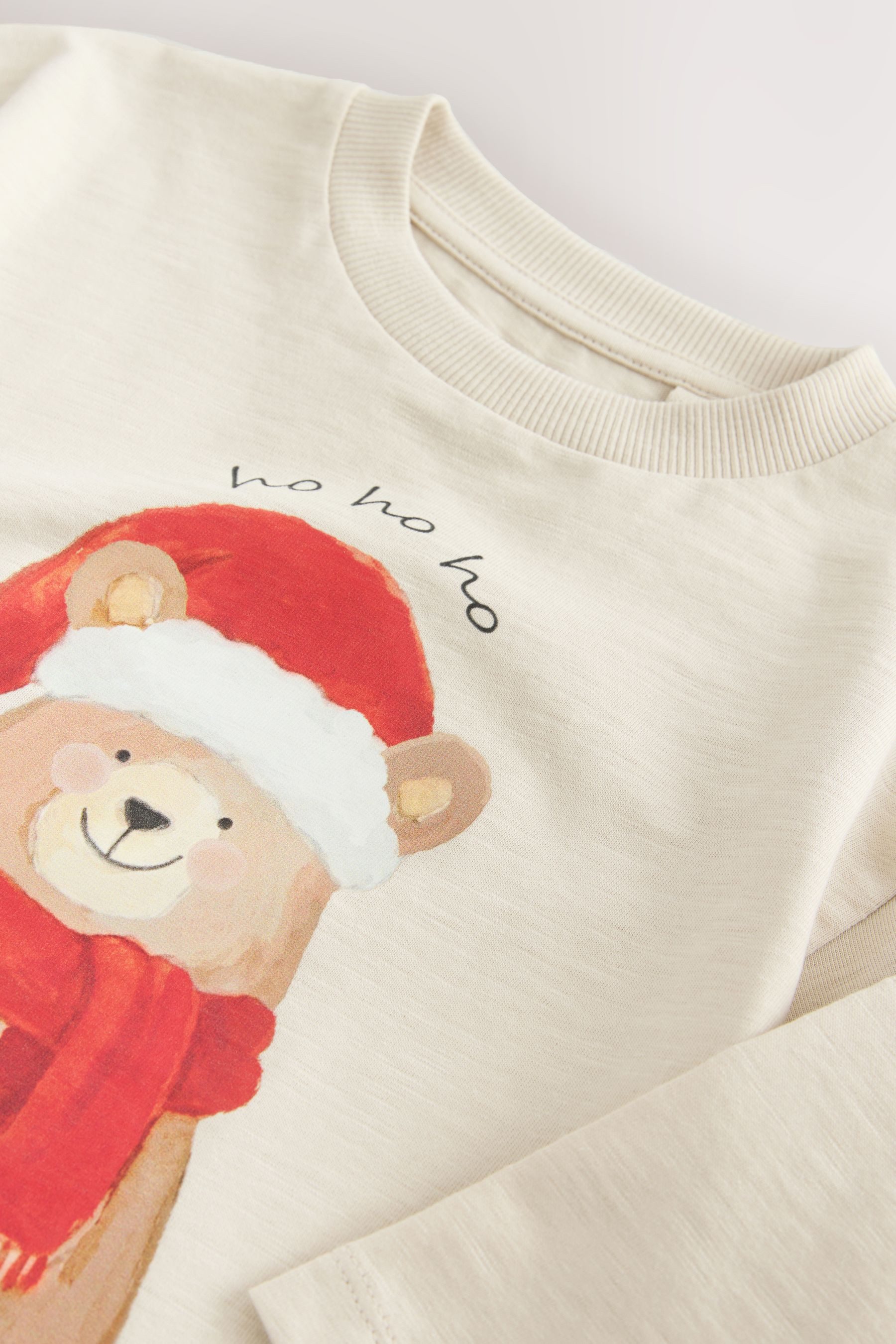 Next Langarmshirt Langärmeliges Weihnachtsshirt (1-tlg) – Bild 4 von 4