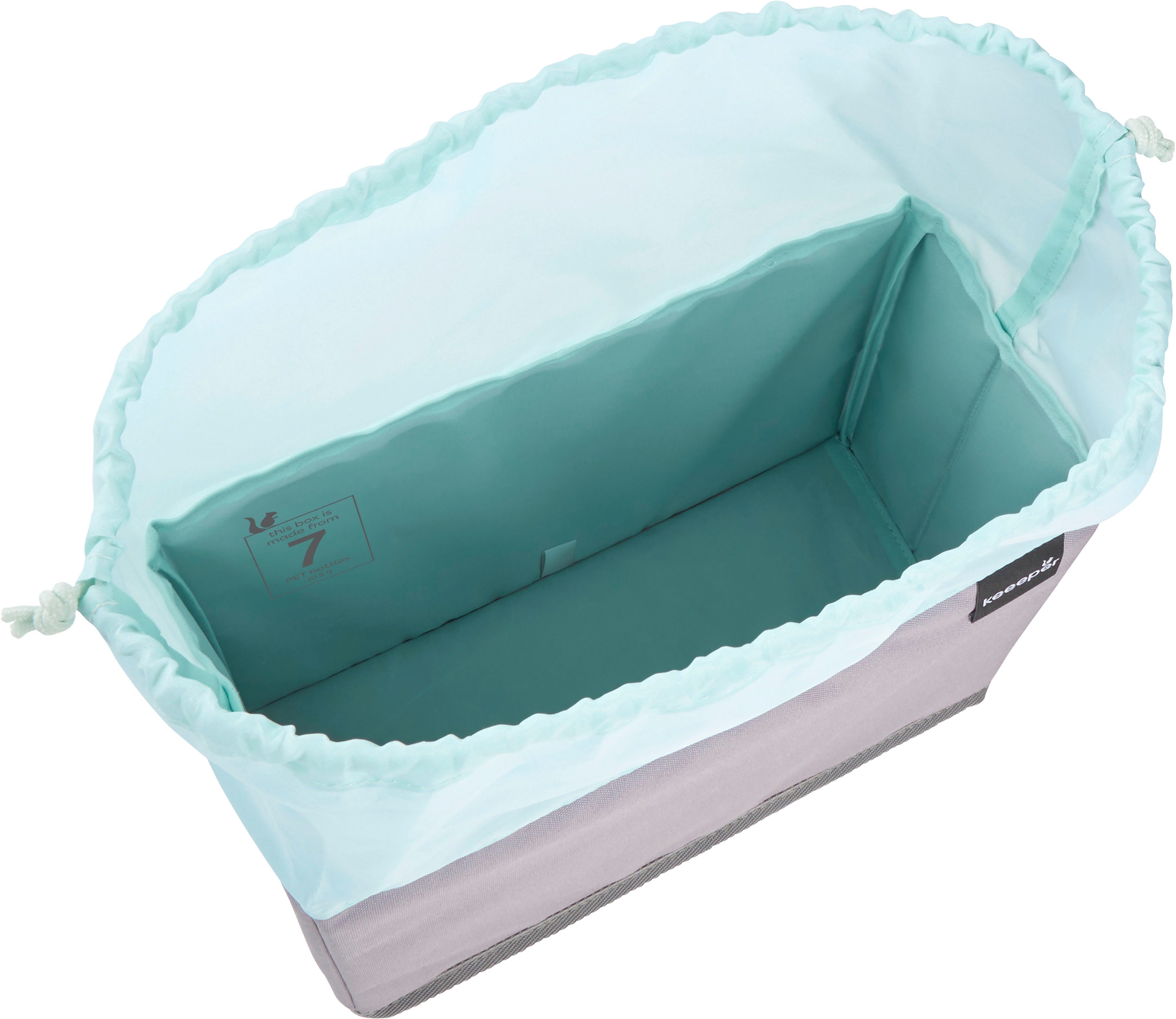 keeeper Faltbox nea, faltbarer Einkaufsorganizer für Klappboxen (1 St), aus recycelten PET-Flaschen