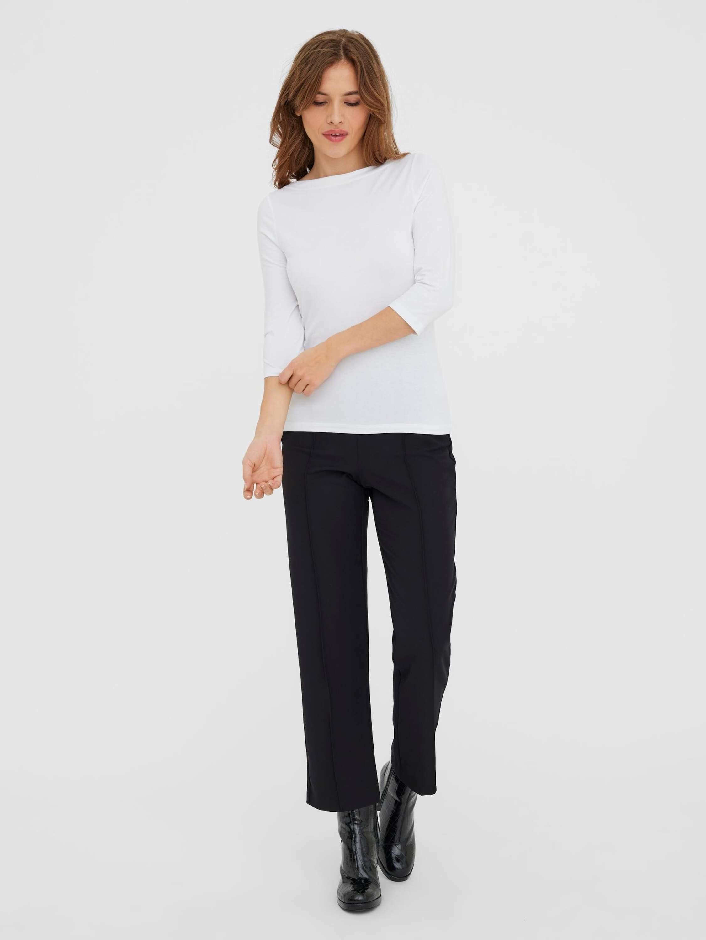 Vero Moda 3/4-Arm-Shirt Panda (1-tlg) Plain/ohne Details – Bild 5 von 5