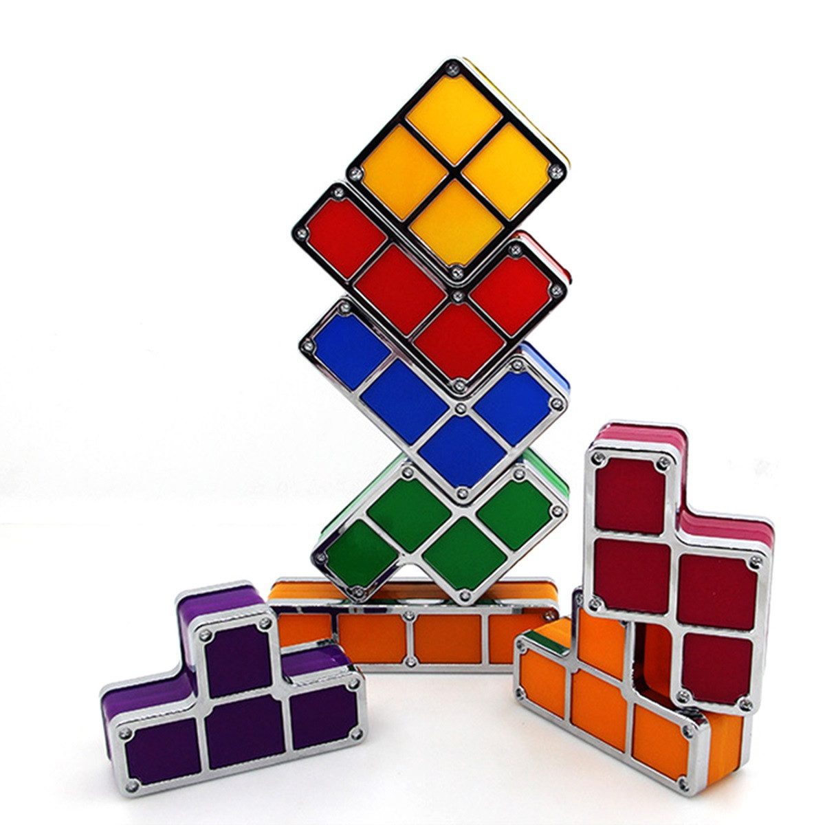 LED Schreibtischlampe Tetris Lampe,stapelbar led tischleuchte,Dekoration nachtlicht