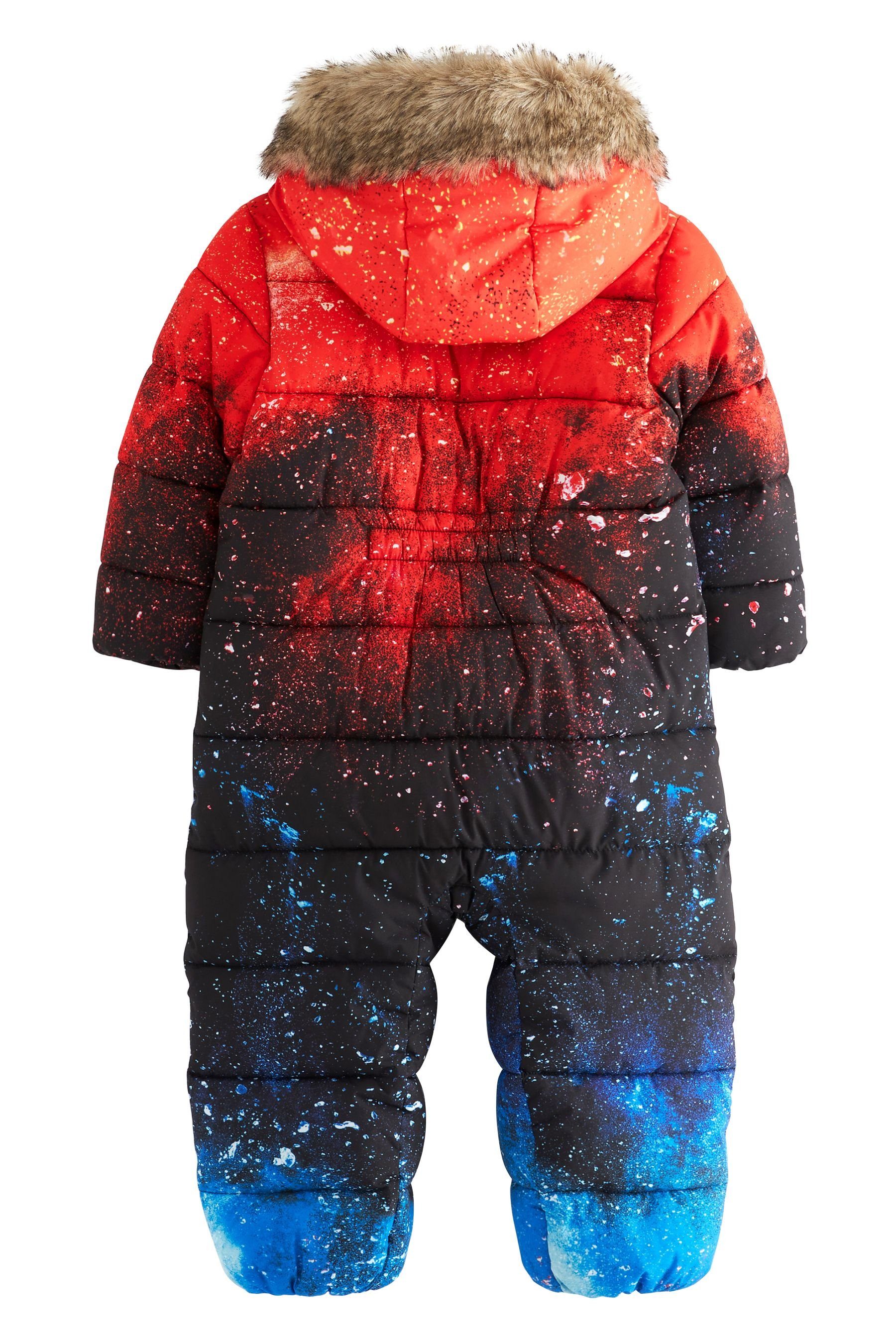 Next Schneeoverall Schneeanzug (1-tlg) Red Galaxy Print