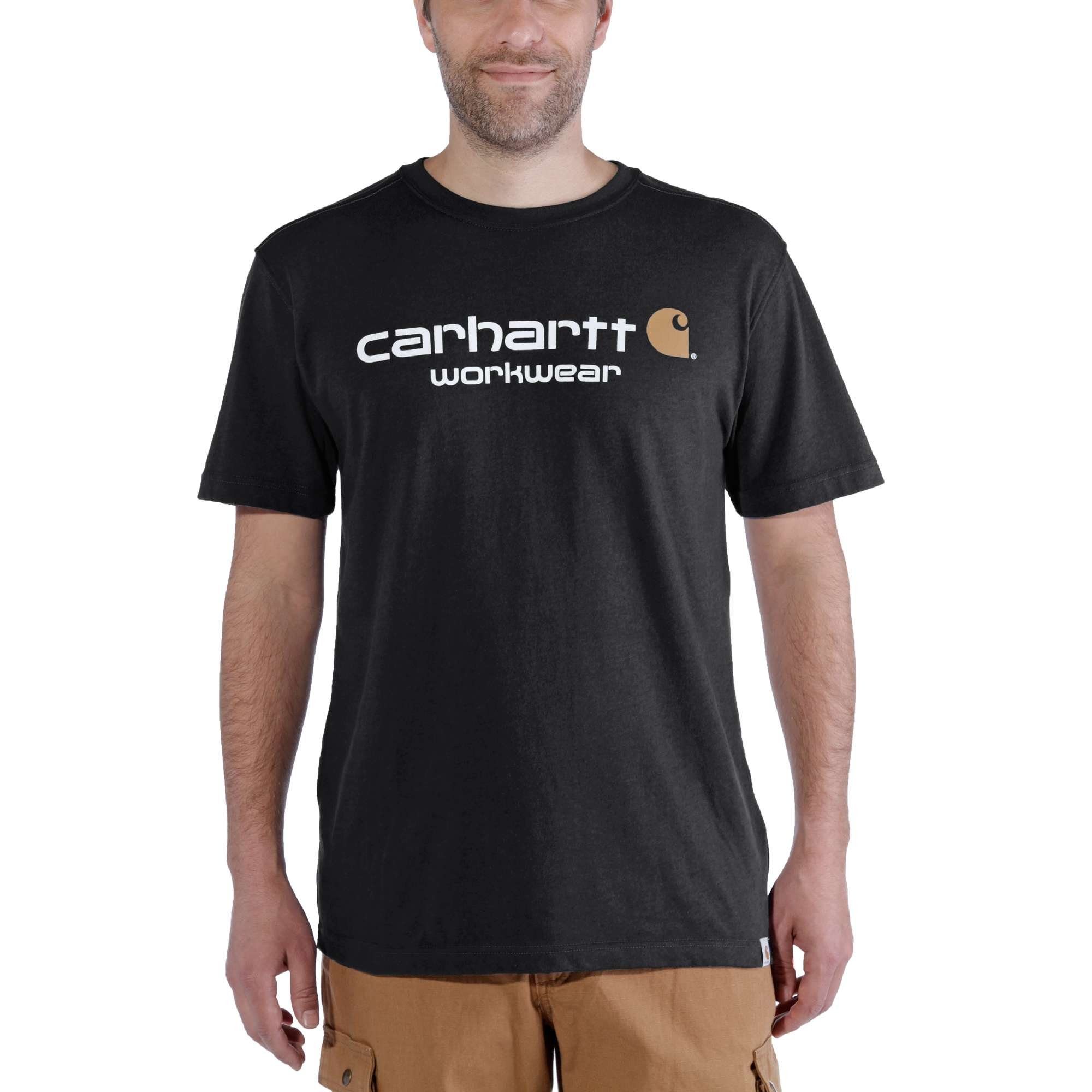 Carhartt T-Shirt CORE LOGO T-SHIRT S/S (1-tlg) black