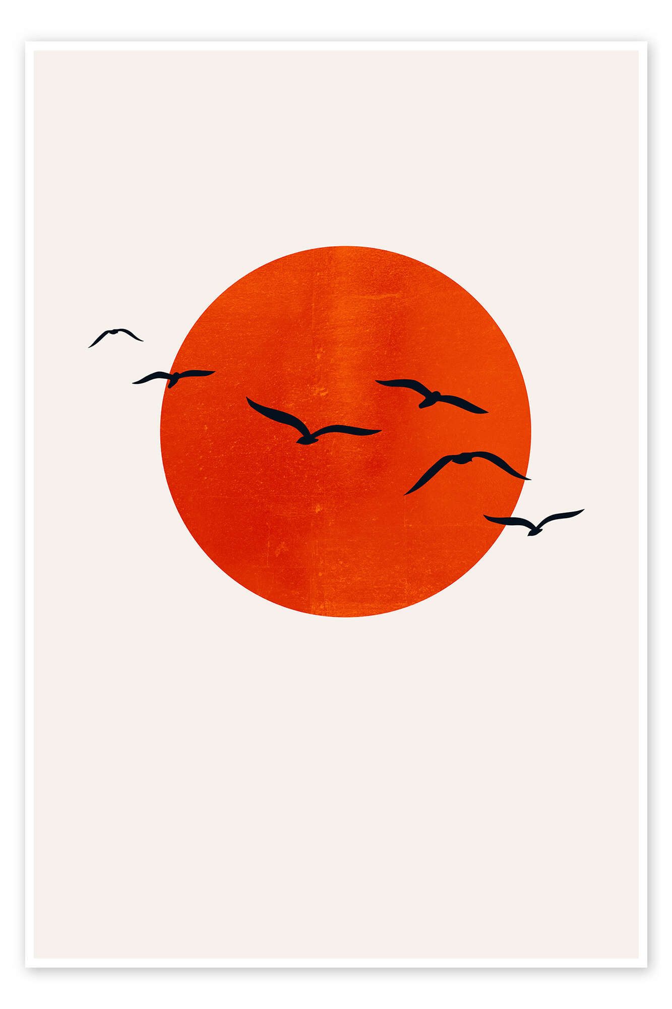 Posterlounge Wandbild A Sunny Day, KUBISTIKA, erhältlich als Poster, Leinwandbild, Wandsticker oder Acrylglasbild