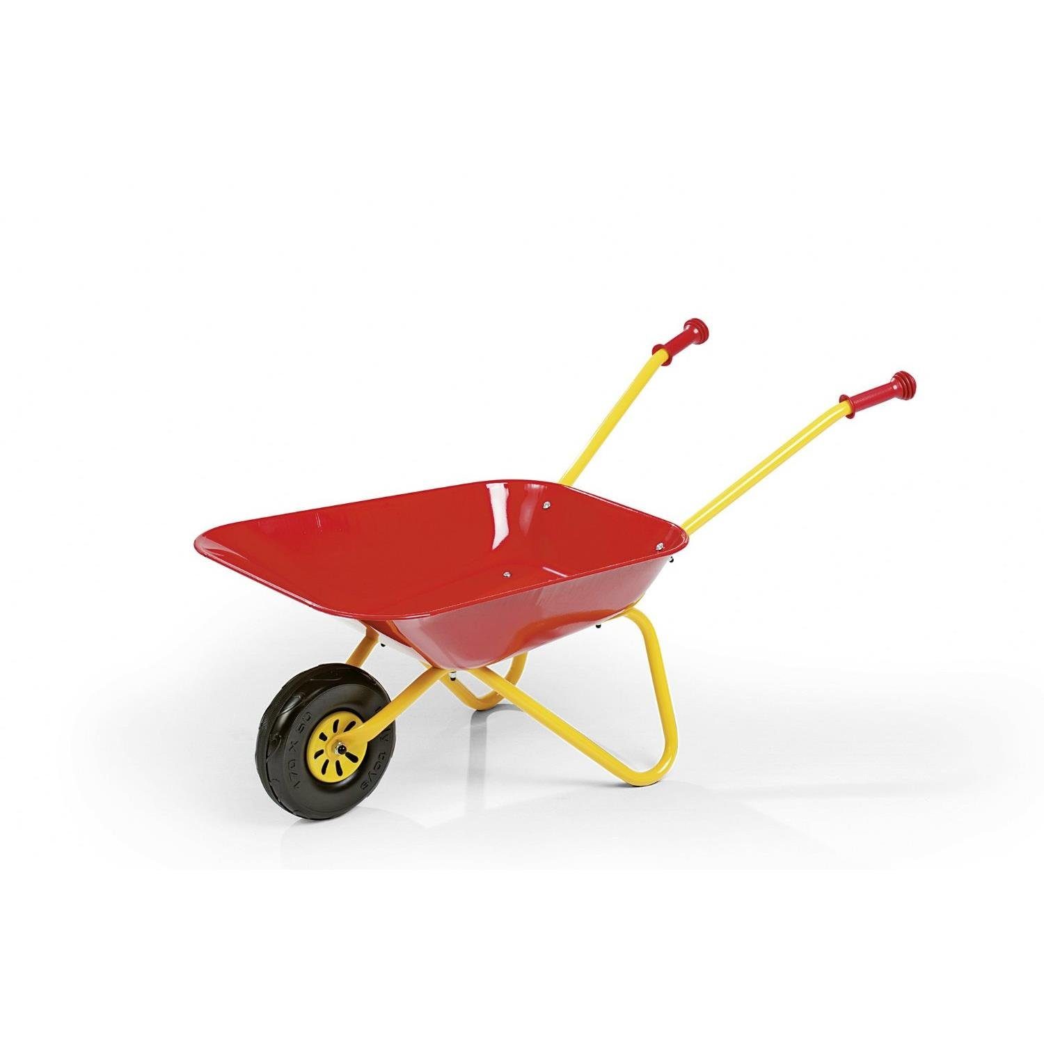 rolly toys® Schubkarre 270804 Metallschubkarre rot