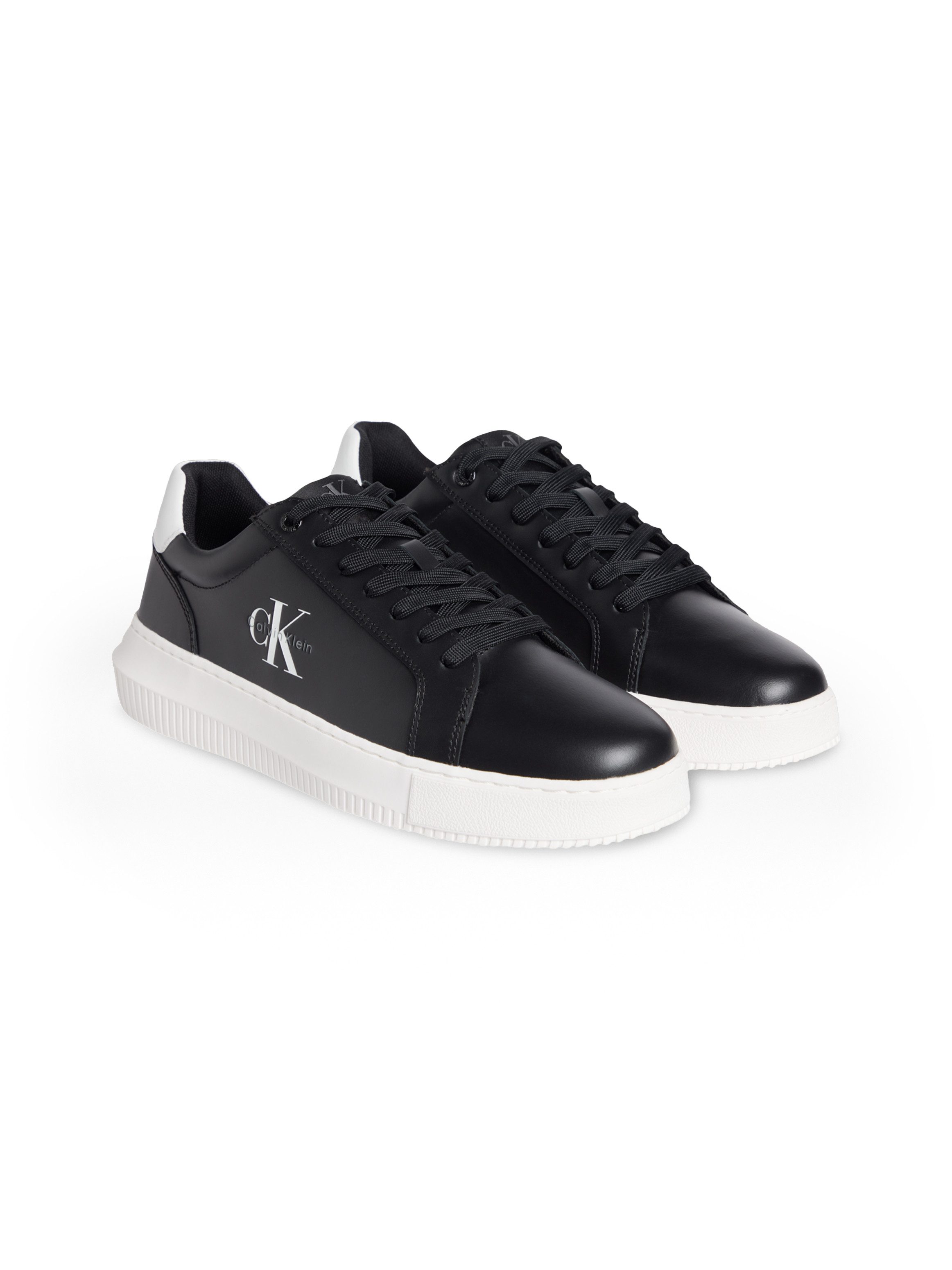 Calvin Klein Jeans CHUNKY CUPSOLE MONO LTH Sneaker Schnürschuh, Halbschuh, günstig online kaufen