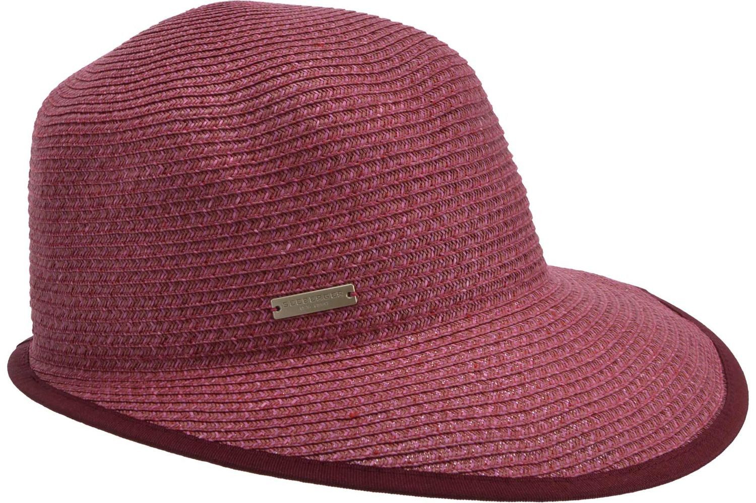 Seeberger Strohhut Rollbare Schute aus Borte mit UV-Schutz 80