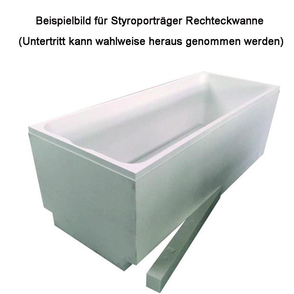 HAK Badewanne CLEO Badewanne mit Füßen, (1-tlg), 150x75x48 cm