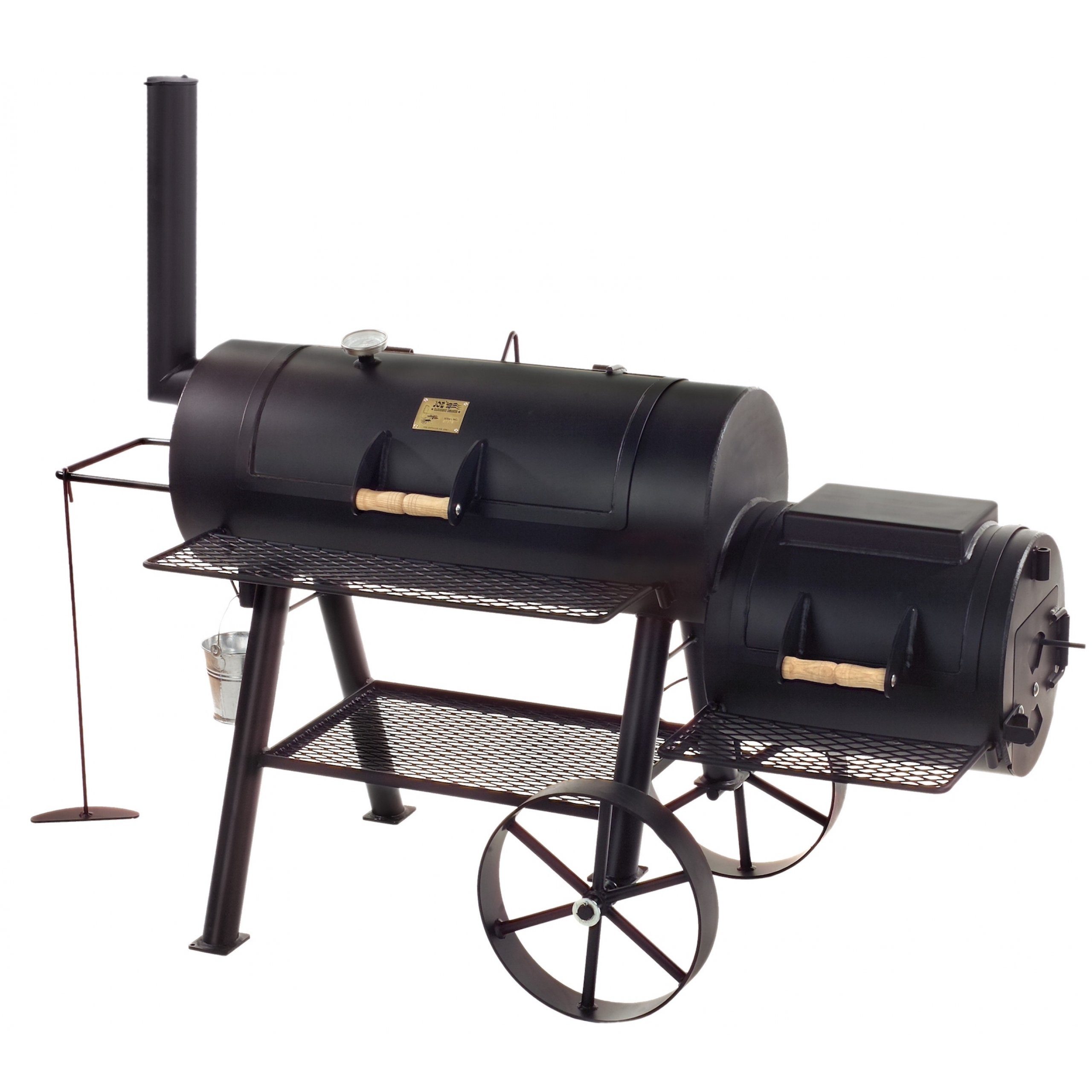 Rumo Barbeque Smoker Rumo Barbeque JOEs Smoker 16 Zoll Texas Classic lange Version JS-33752