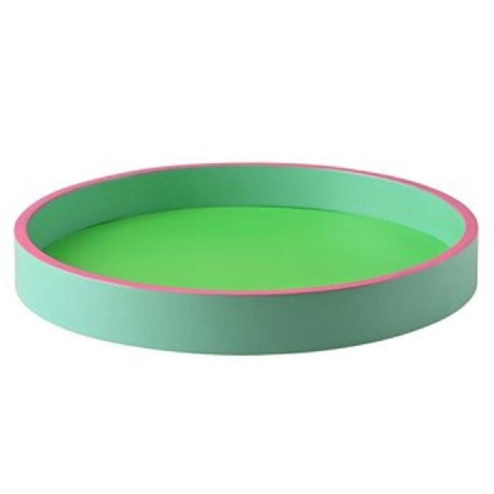 Giftcompany Tablett Tablett Spa Neon Grün/Mint/Neon Pink (S)