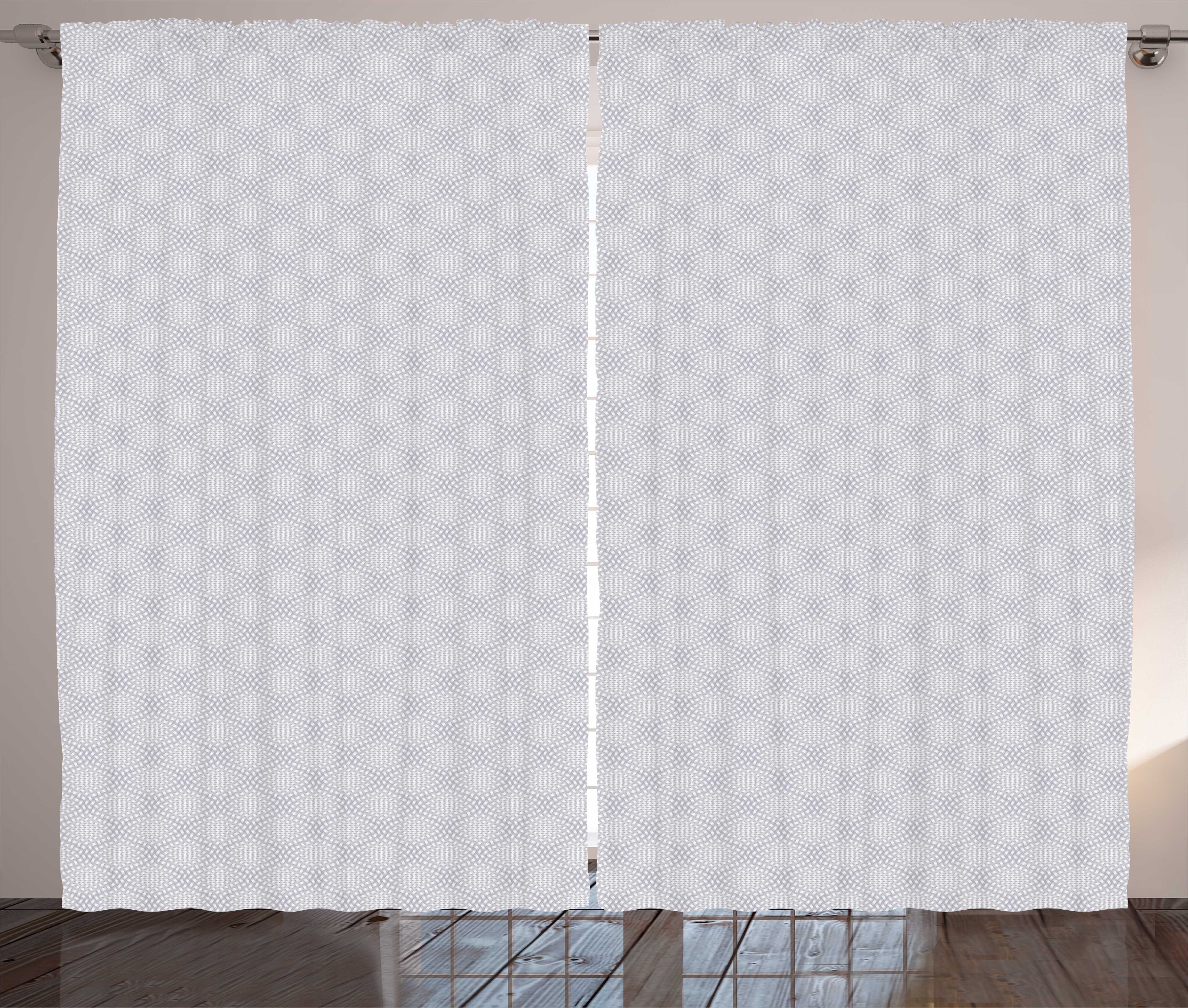 Schlafzimmer Vorhang mit Farbe Haken, und Muster wie Abakuhaus, neutrale Kräuselband Gardine Geflochtene Schlaufen