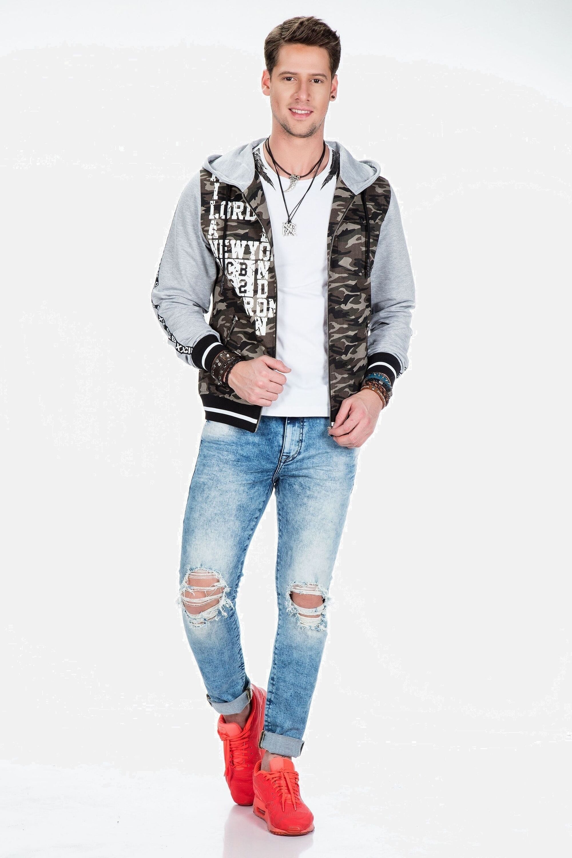 Cipo & Baxx Sweatjacke Jacke (1-tlg) – Bild 4 von 5