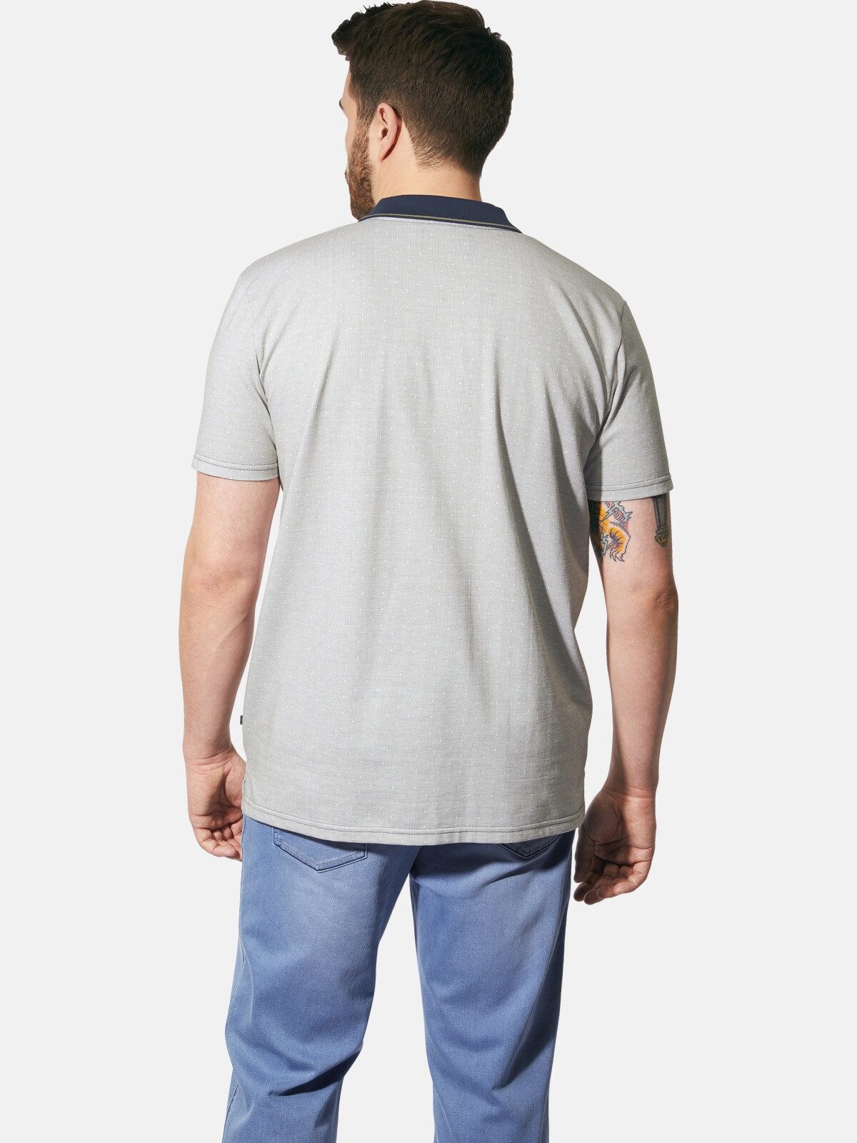 Charles Colby Poloshirt EARL BARTHOLOW im modischen Jacquardmuster