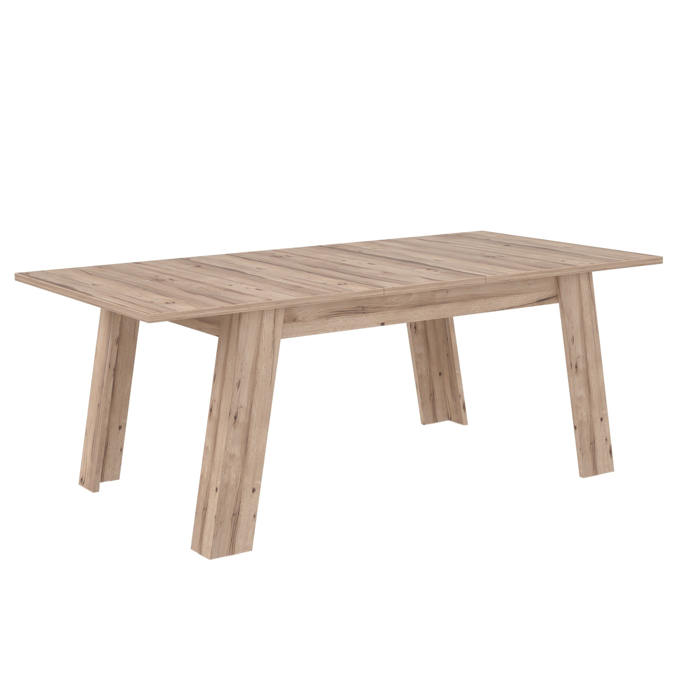 Newroom Esstisch Bonnie, Esstisch Esszimmer Planked Tisch Eiche Modern Skandi Ausziehbar