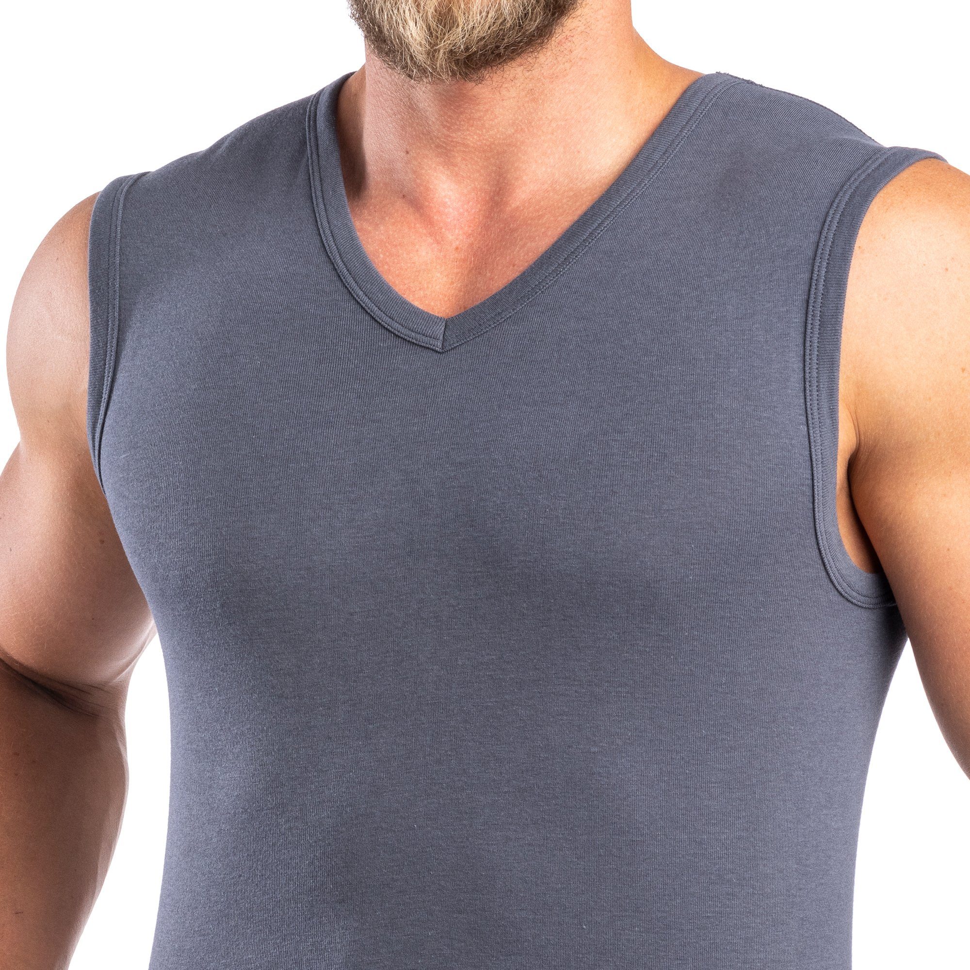 HERMKO Unterhemd 16050 Herren Business Muskelshirt günstig online kaufen