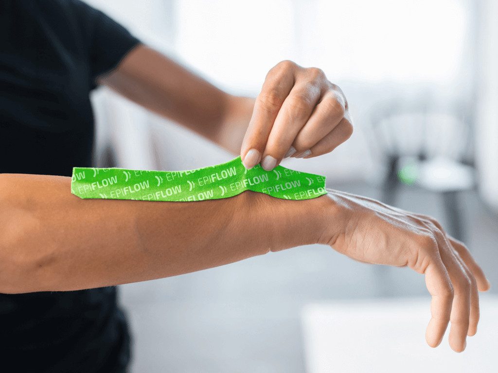SISSEL Kinesiologie-Tape SISSEL® EPIFLOW - mit Aktivierungslasche für Zusatzfunktionalität