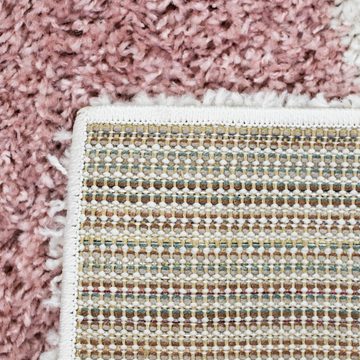 Teppich Hochflor Teppich mit Abstrakten Mustern, TeppichHome24, rechteckig