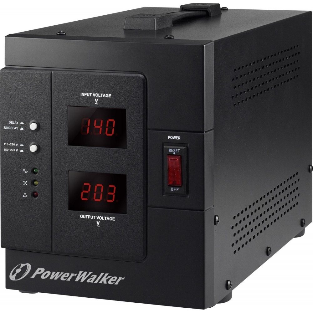 BlueWalker Spannungswandler PowerWalker AVR 3000 SIV FR - Spannungsregler - schwarz
