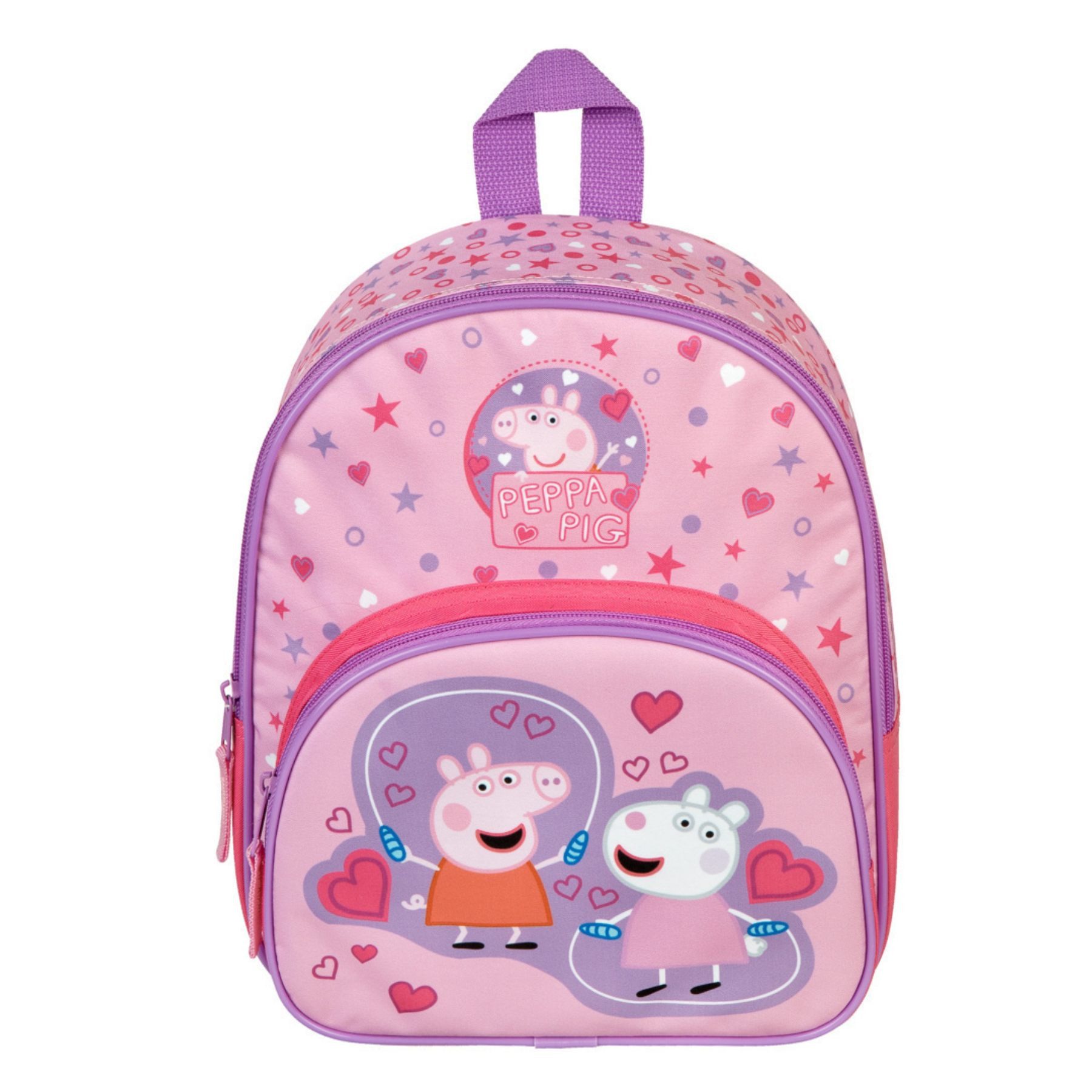 Peppa Pig Kinderrucksack Rosa Daypack Schule Ausflug Freizeit 25 x 9,5 x 29,5 cm